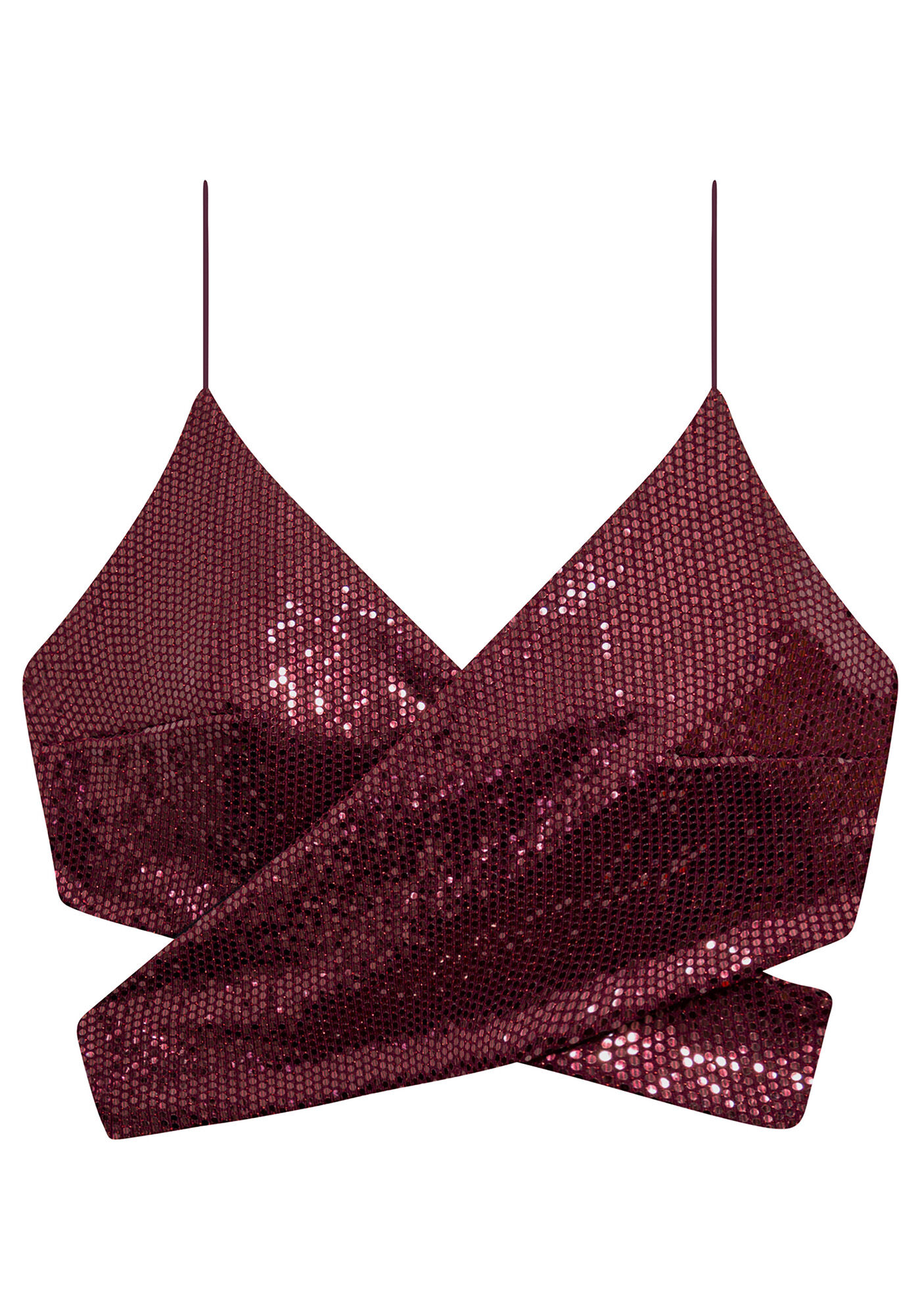 Blusa Malha Paet&ecirc; Cropped, , large.