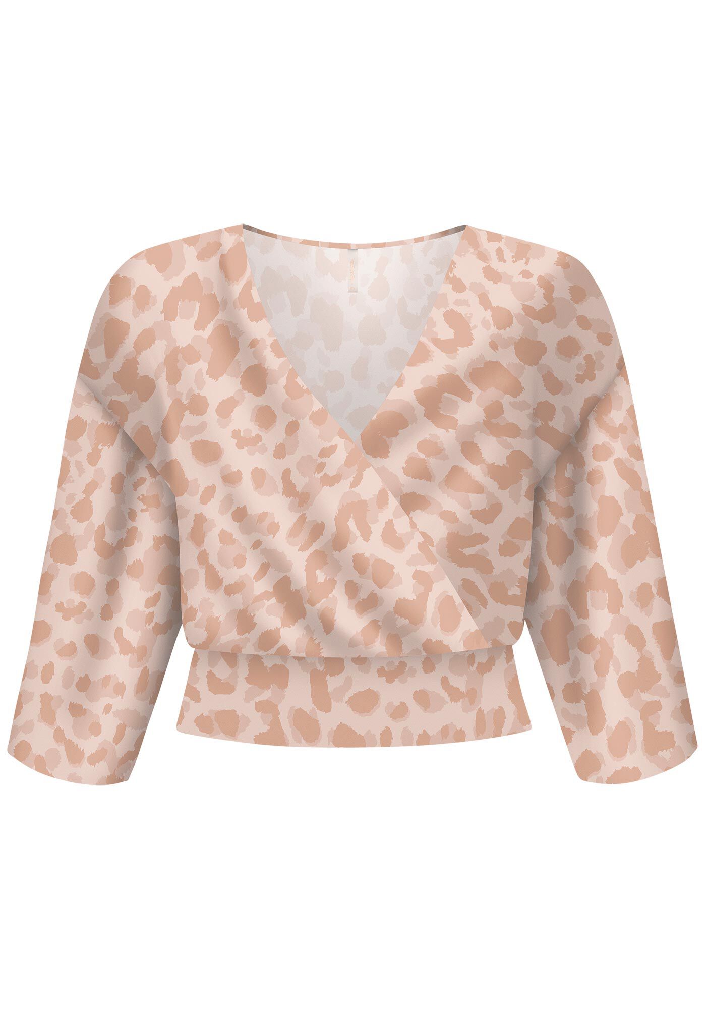 Blusa Manga 3/4 em Viscose Estampada, , large.