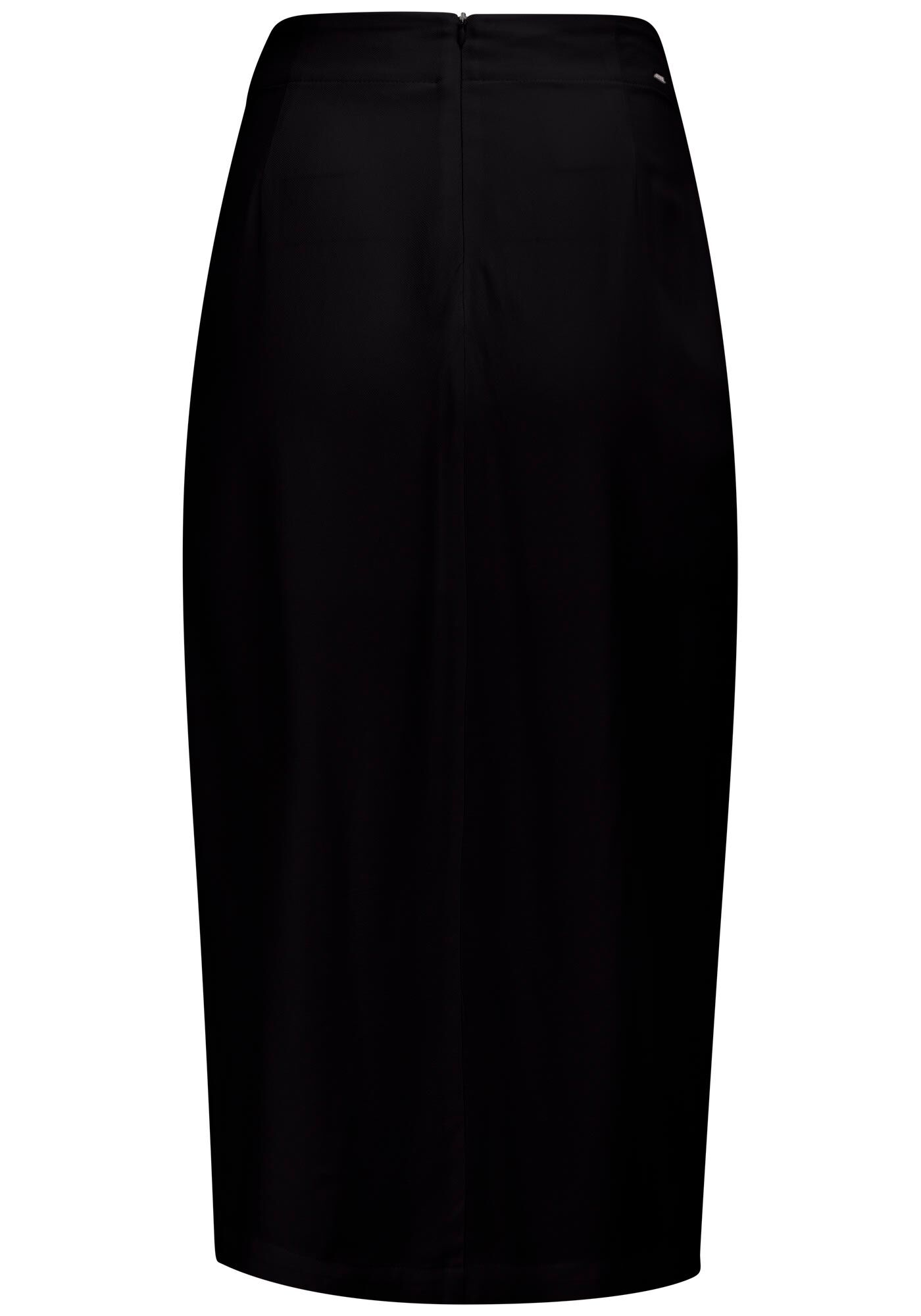 Saia Midi Transpassada Cintura Alta com Bolso, , large.