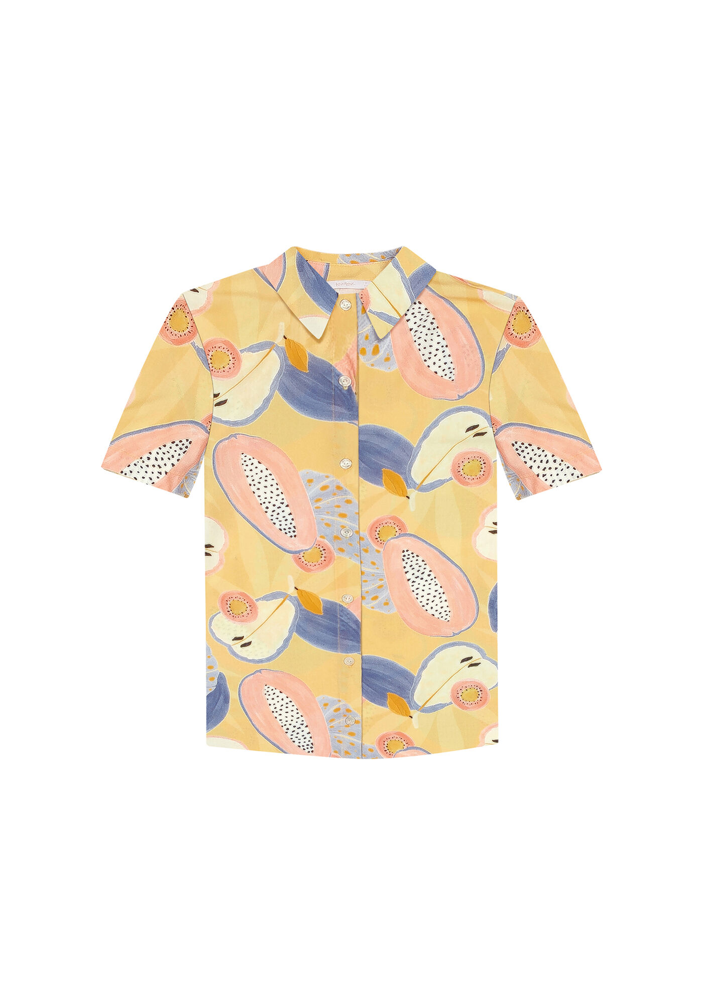 Camisa Manga Curta Estampada, , large.
