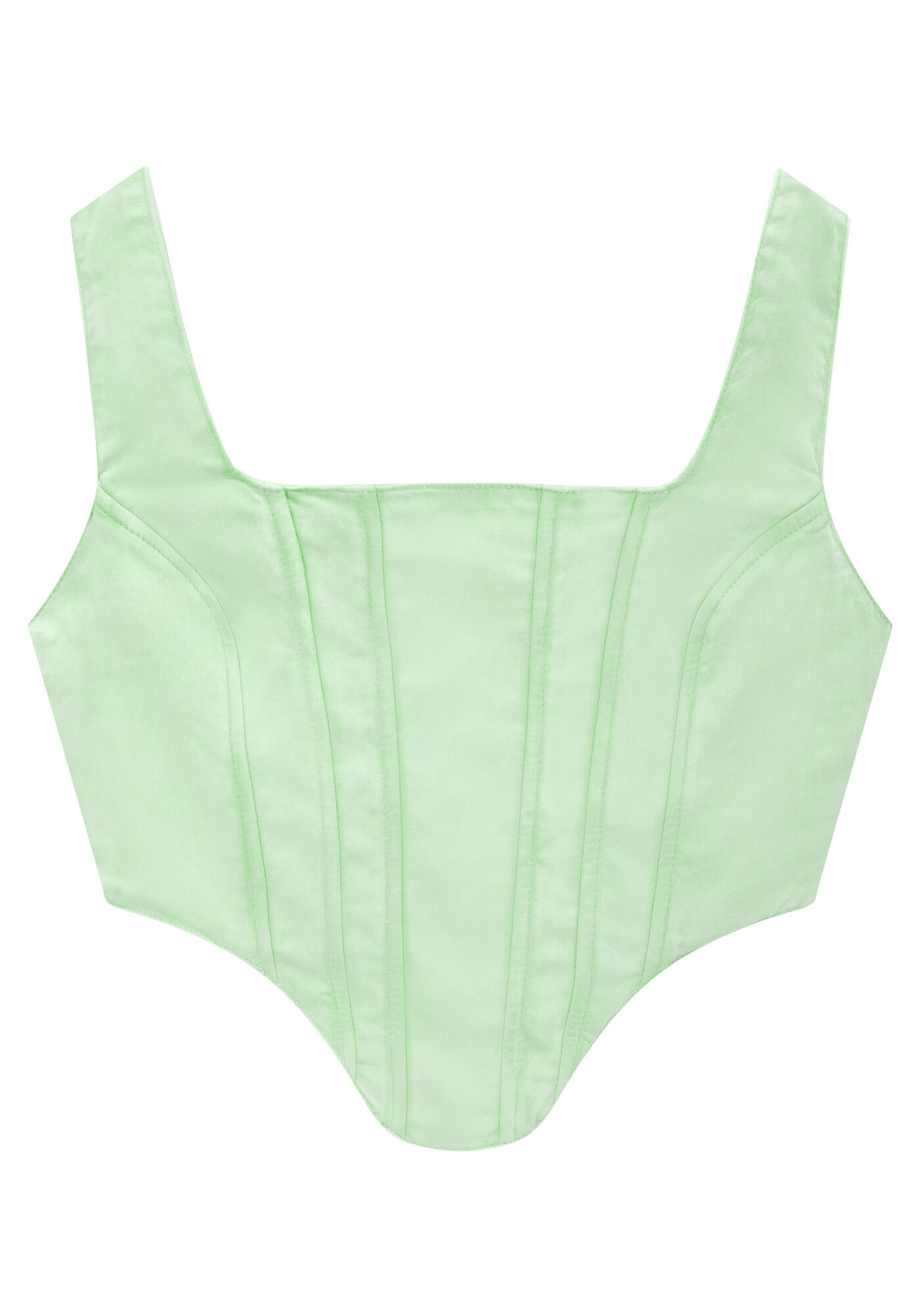 Blusa Sarja Cropped Corset, , large.