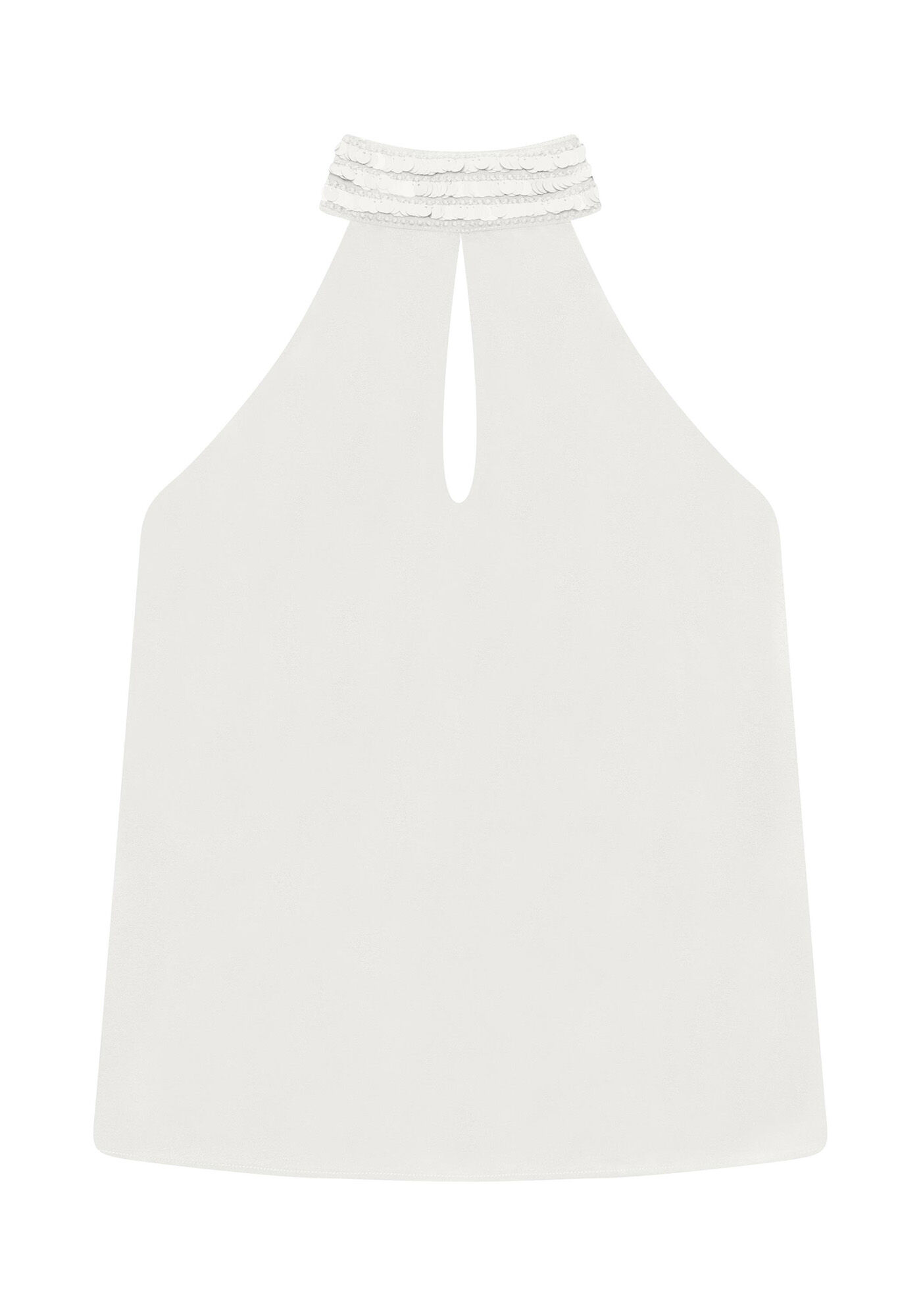 Blusa Gola Alta Paet&ecirc;s, , large.