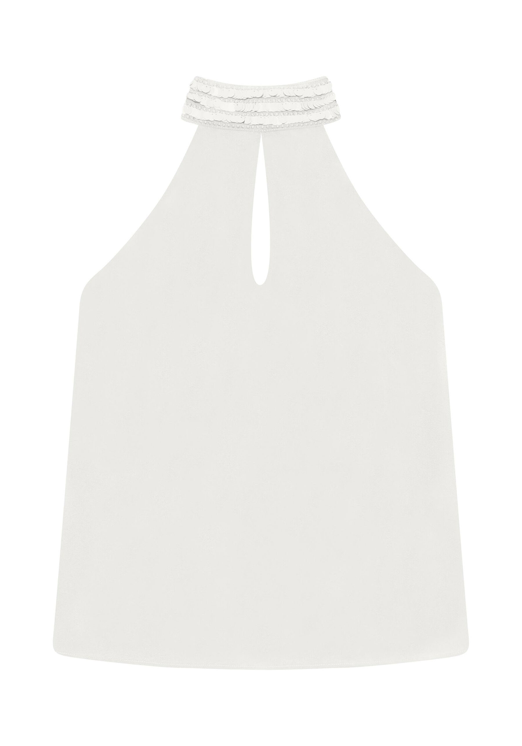 Blusa Gola Alta Paetês, . Blusa Gola Alta Paetês, , large.