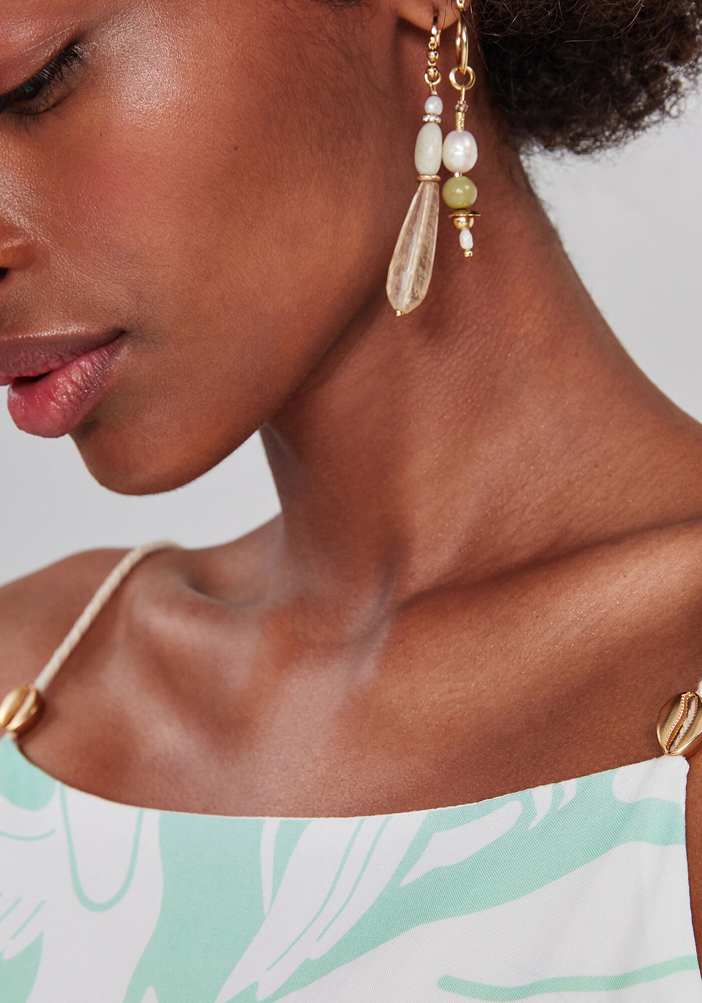 Vestido com Al&ccedil;as B&uacute;zios Estampa, , large.