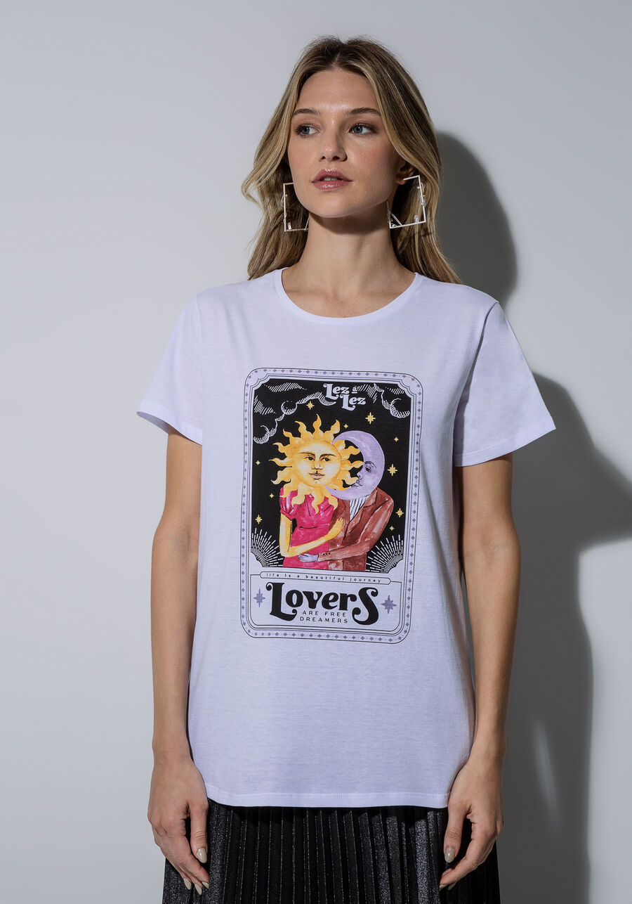 T-Shirt Play Lez Lovers, BRANCO. T-Shirt Play Lez Lovers, BRANCO, large.
