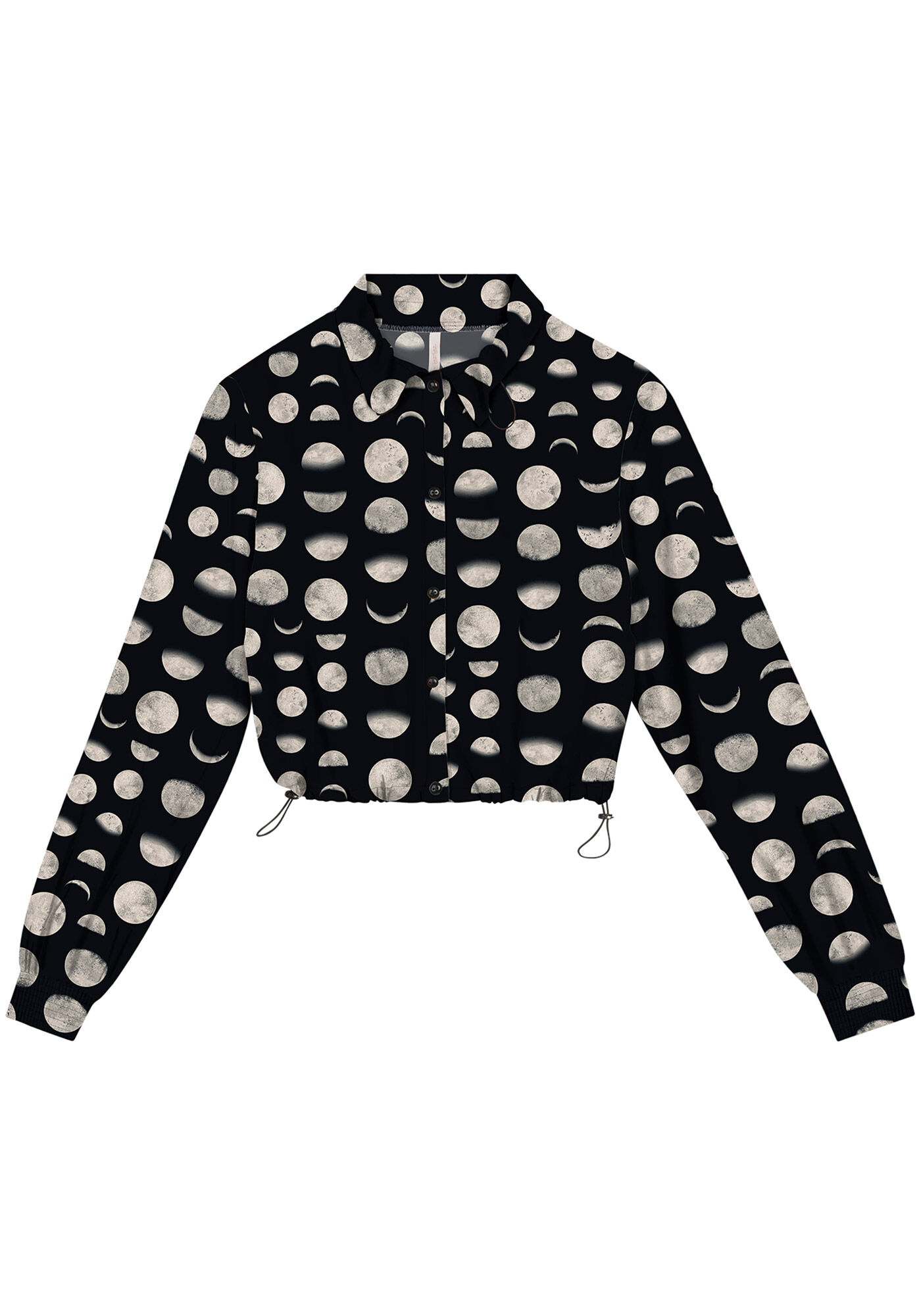 Camisa Manga Longa Cropped com Regulador, , large.