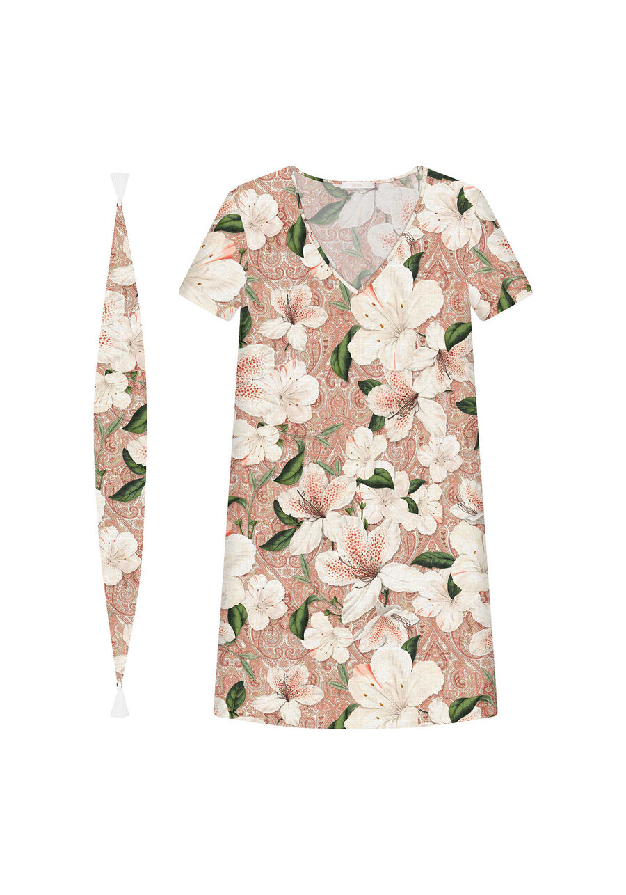 Vestido com Cinto Estampa Coogee, . Vestido com Cinto Estampa Coogee, , large.