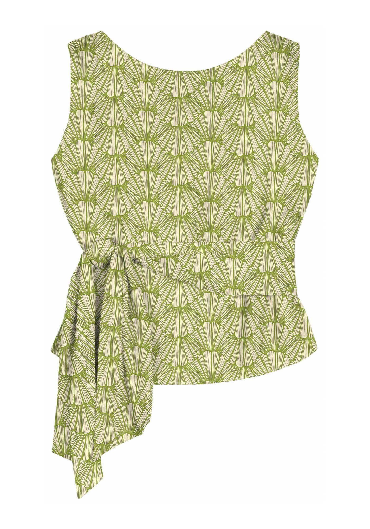 Blusa Estampada em Viscose com Faixa, , large.