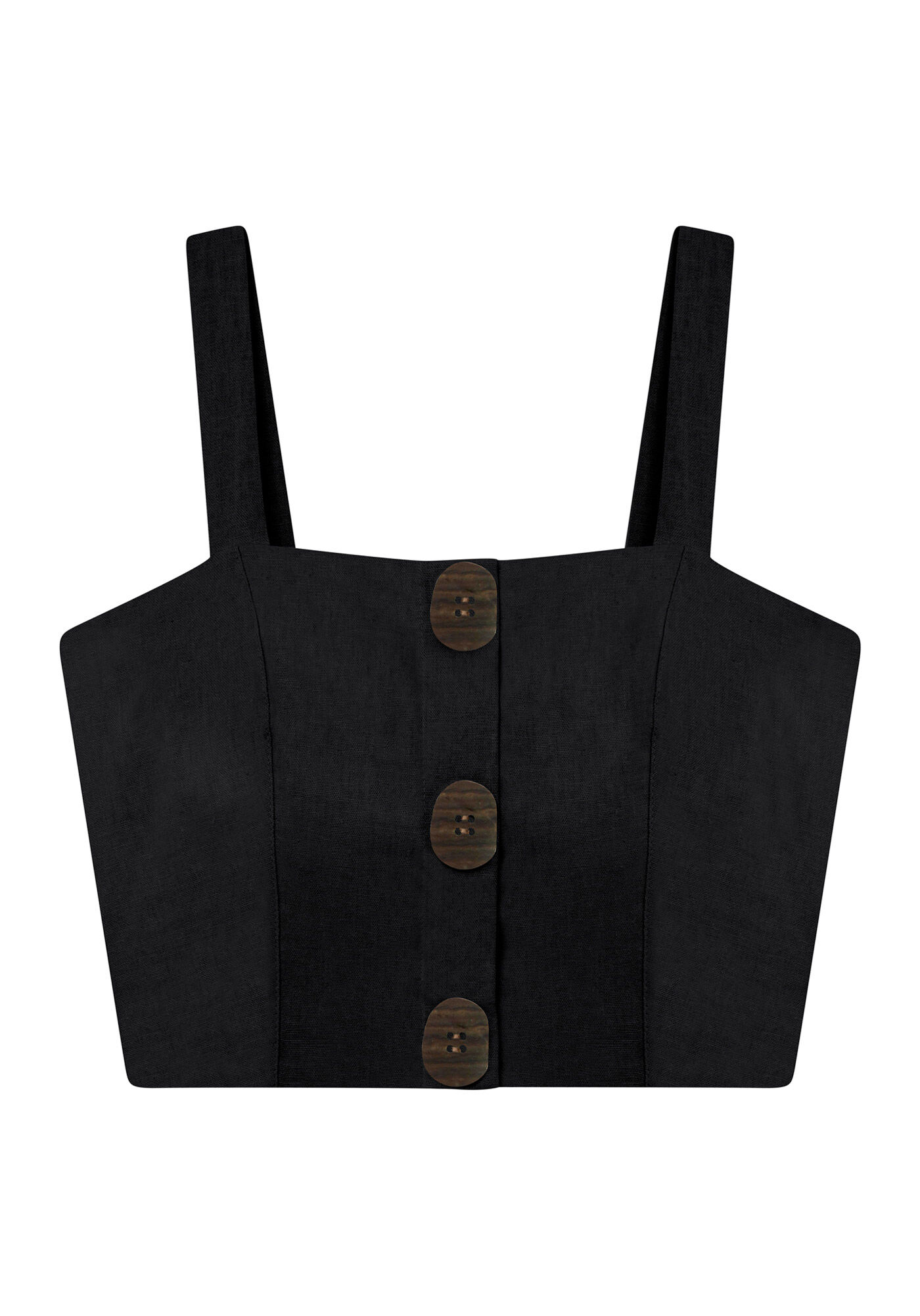 Top Cropped Bot&otilde;es Linho Bege Impala, , large.