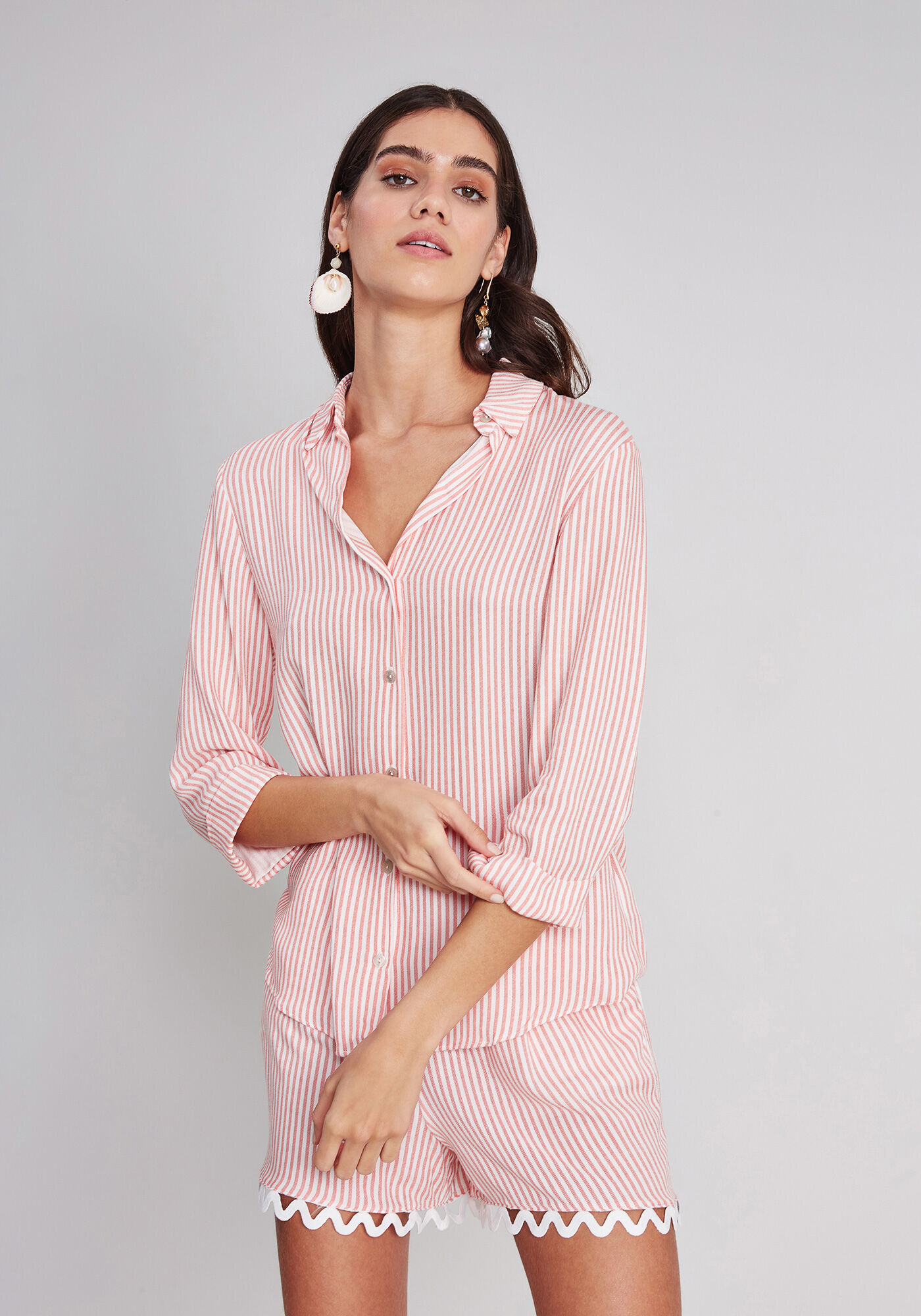 Camisa Manga 3/4 Estampa, , large.