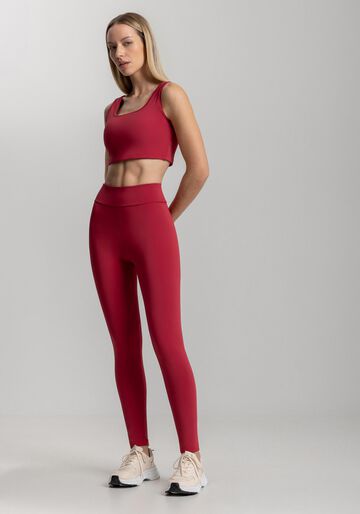 Calça Legging Básica De Cintura Alta Em Malha Move, VERMELHO QUIRIBATI. Calça Legging Básica De Cintura Alta Em Malha Move, VERMELHO QUIRIBATI, large.