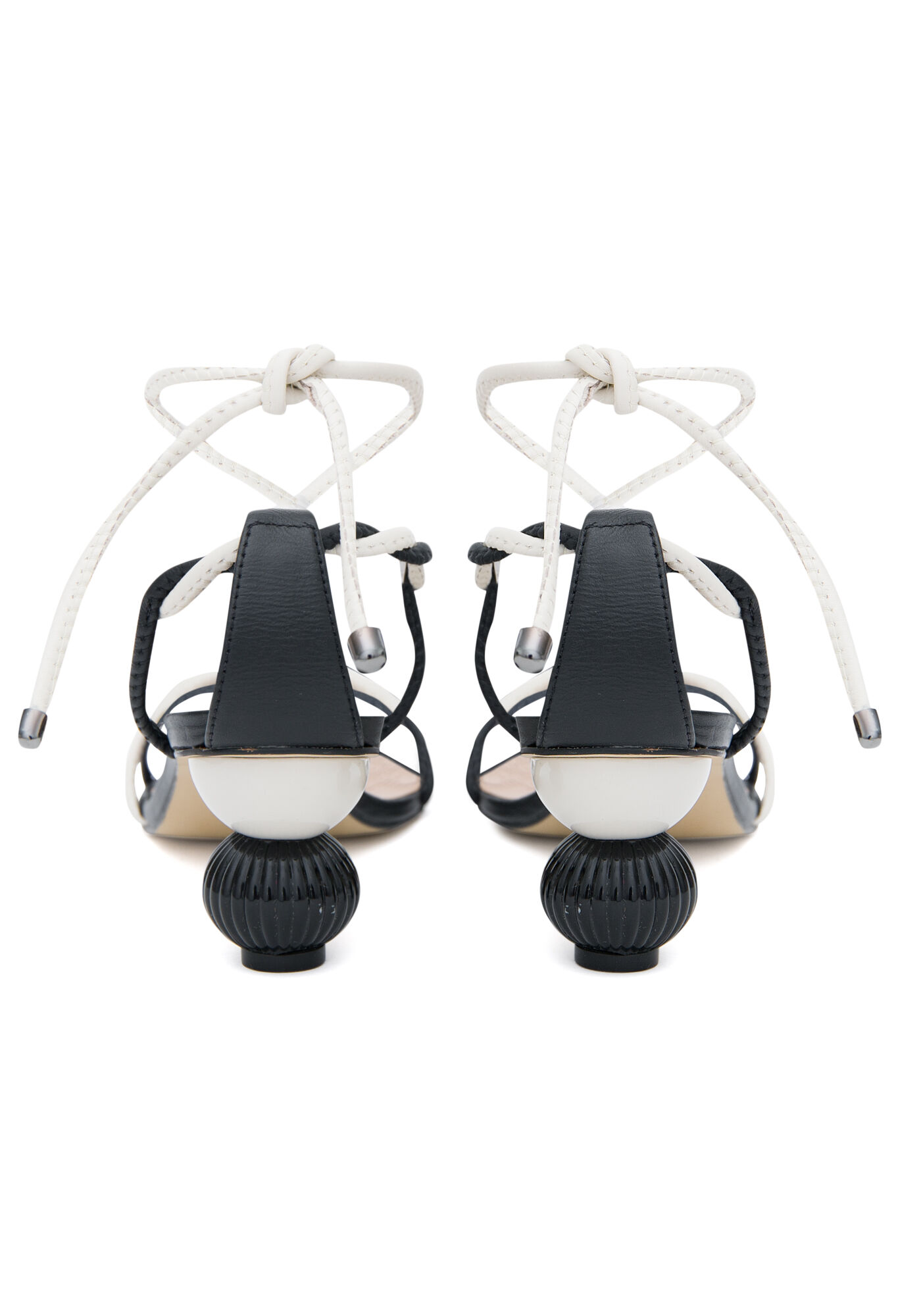 Sand&aacute;lia Salto Escultural e Amarra&ccedil;&atilde;o, PRETO REATIVO, large.