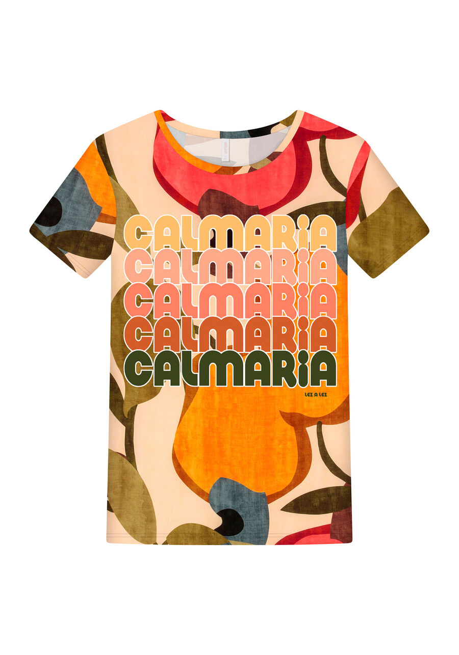 Blusa Manga Curta Estampa, . Blusa Manga Curta Estampa, , large.