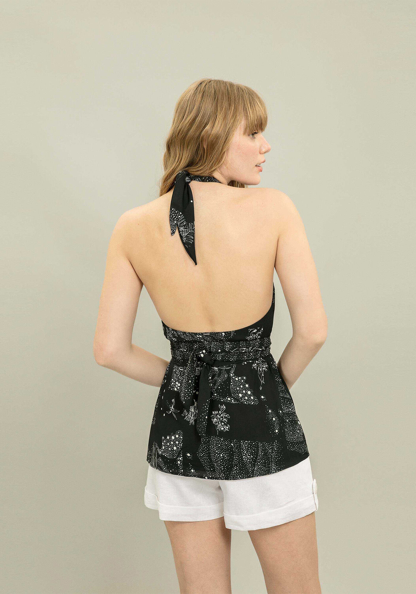 Blusa Frente &Uacute;nica Cinto, , large.