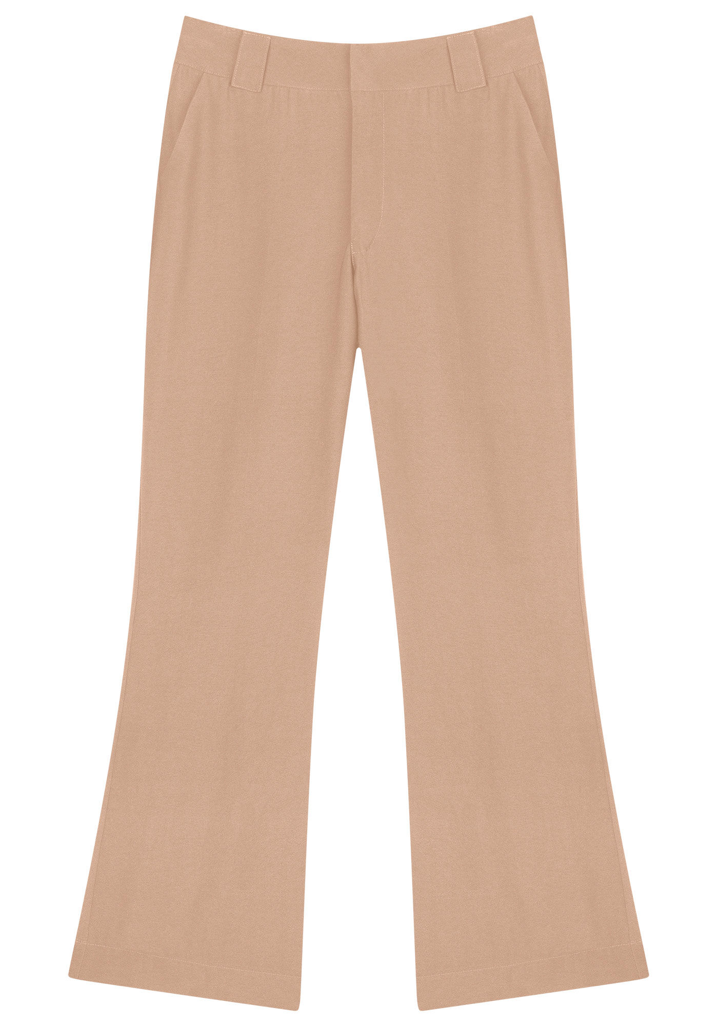 Cal&ccedil;a Reta Alfaiataria com Cintura Alta, , large.