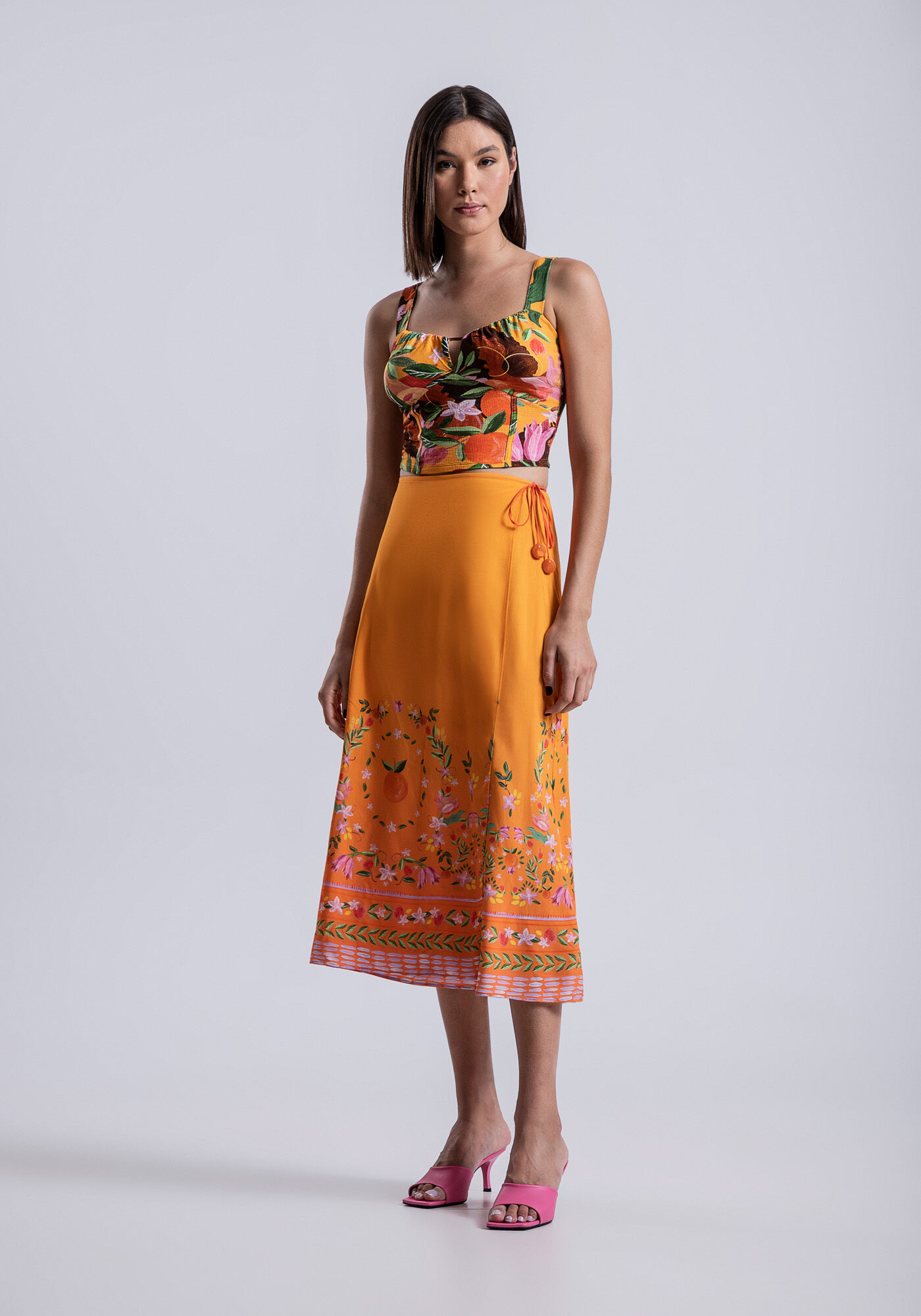 Blusa Cropped em Malha Vicenza com Recorte Busto, , large.