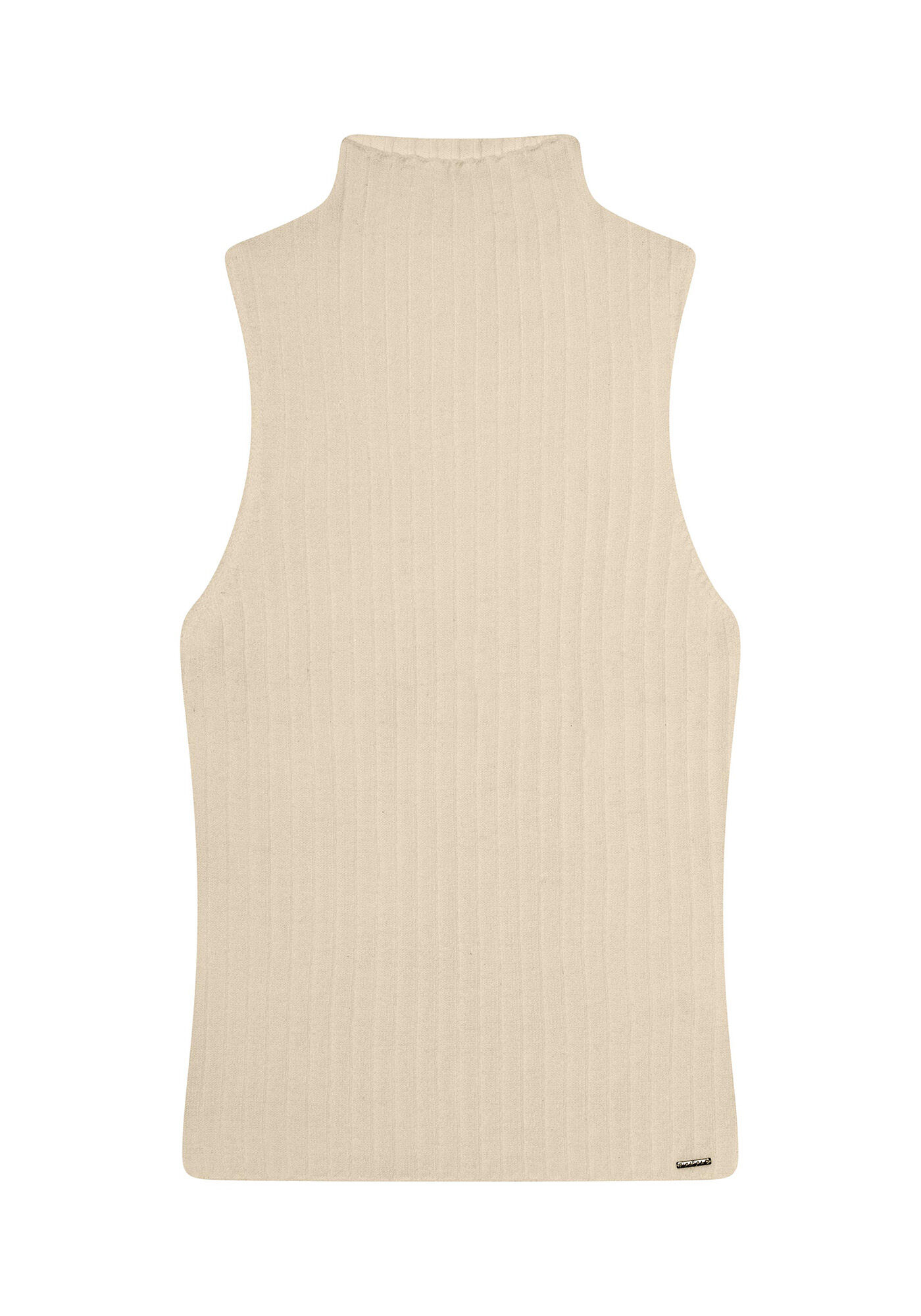 Blusa Gola Alta Sem Manga Tric&ocirc;, , large.