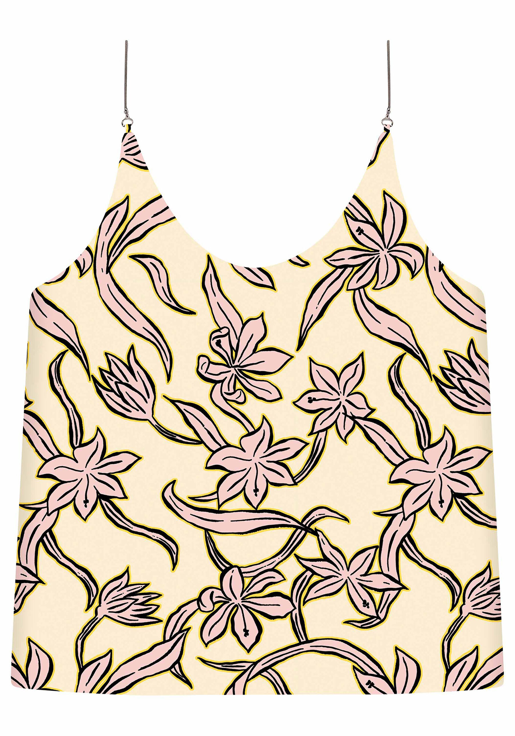 Blusa com Alças Metal Estampa, . Blusa com Alças Metal Estampa, , large.