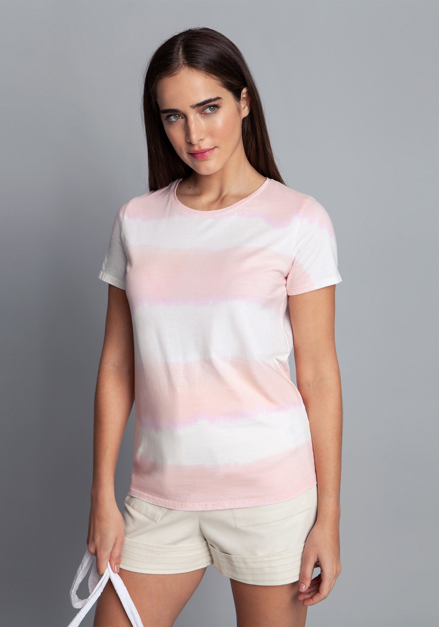 Blusa Malha Penteada Azul Momento, , large.