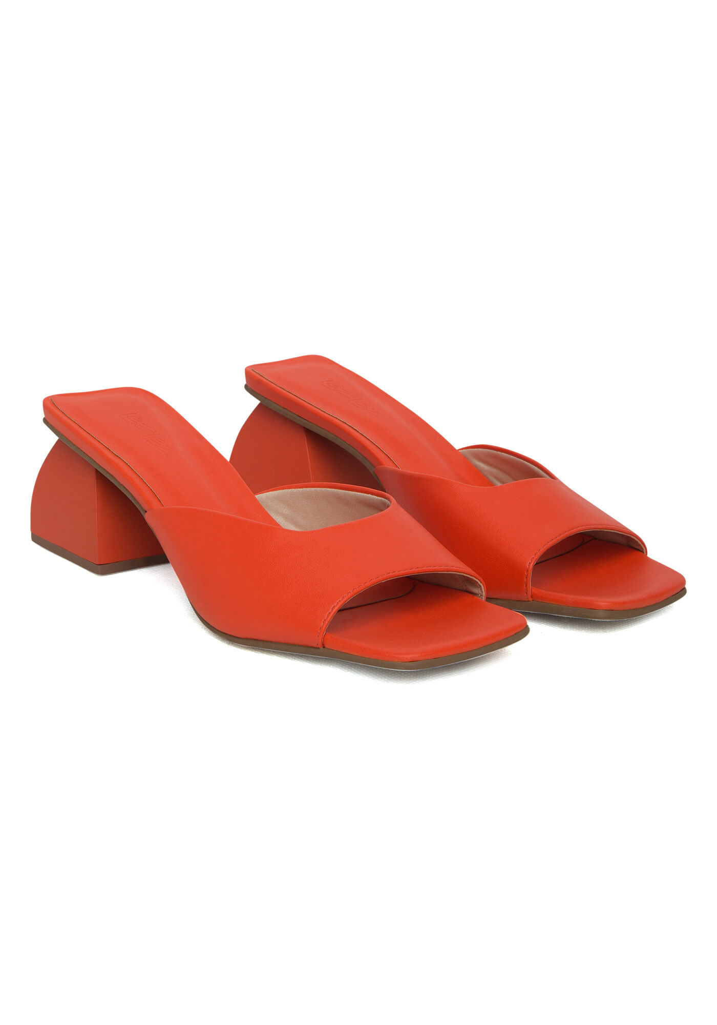 Sand lia Mule Assim trica com Salto Bloco