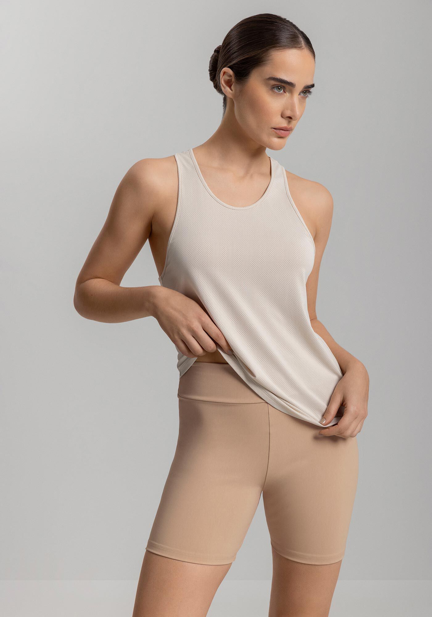 Blusa Regata Nadador Com Decote Redondo Em Dry Fit Move, , large.