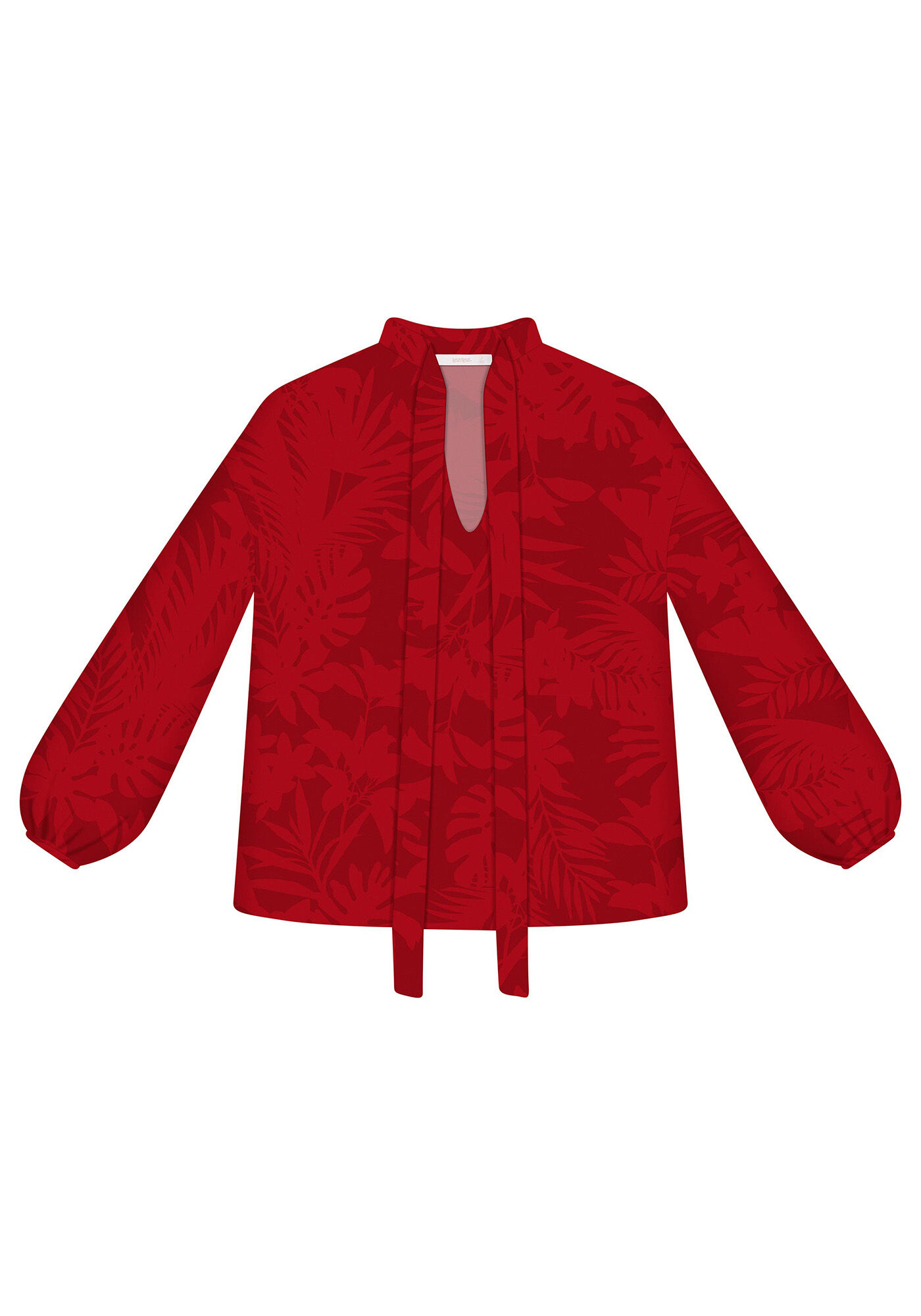 Blusa Manga Longa Bufante, , large.