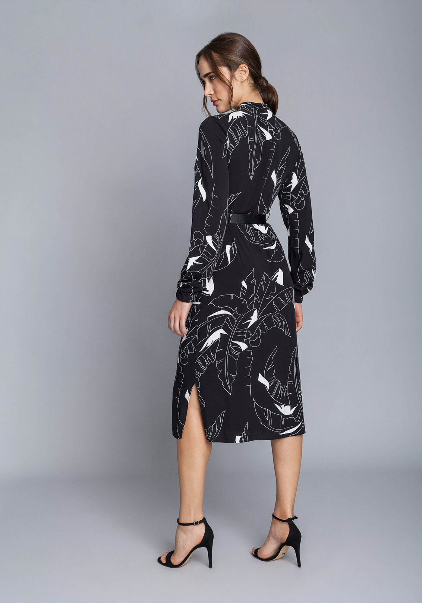 Vestido M&iacute;di Cinto Industrial, , large.