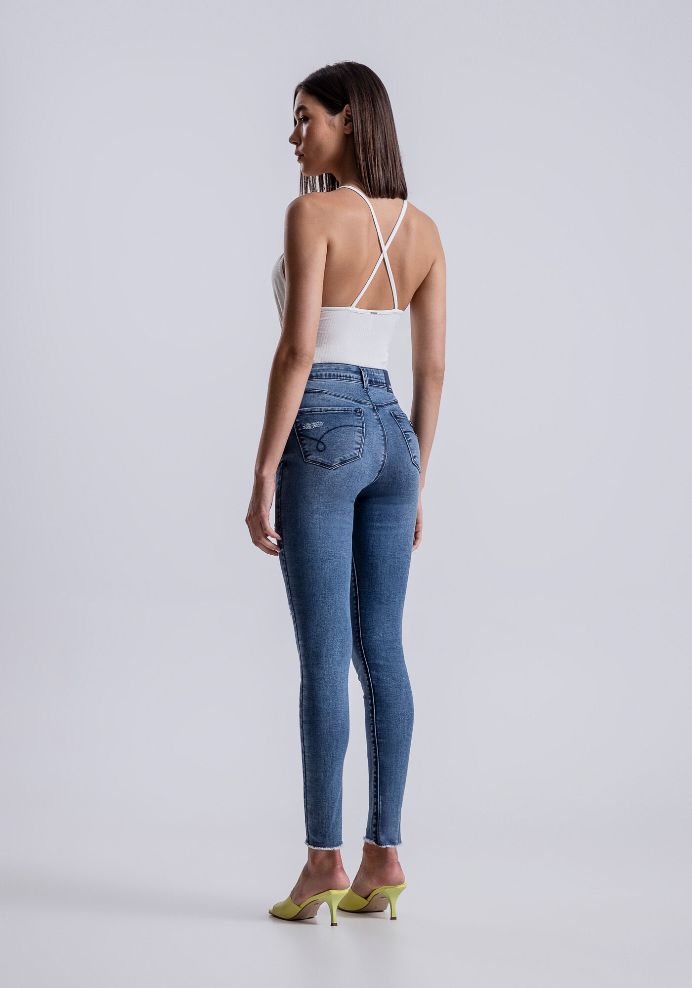 Body com Al&ccedil;as Canelado Cut Out, , large.