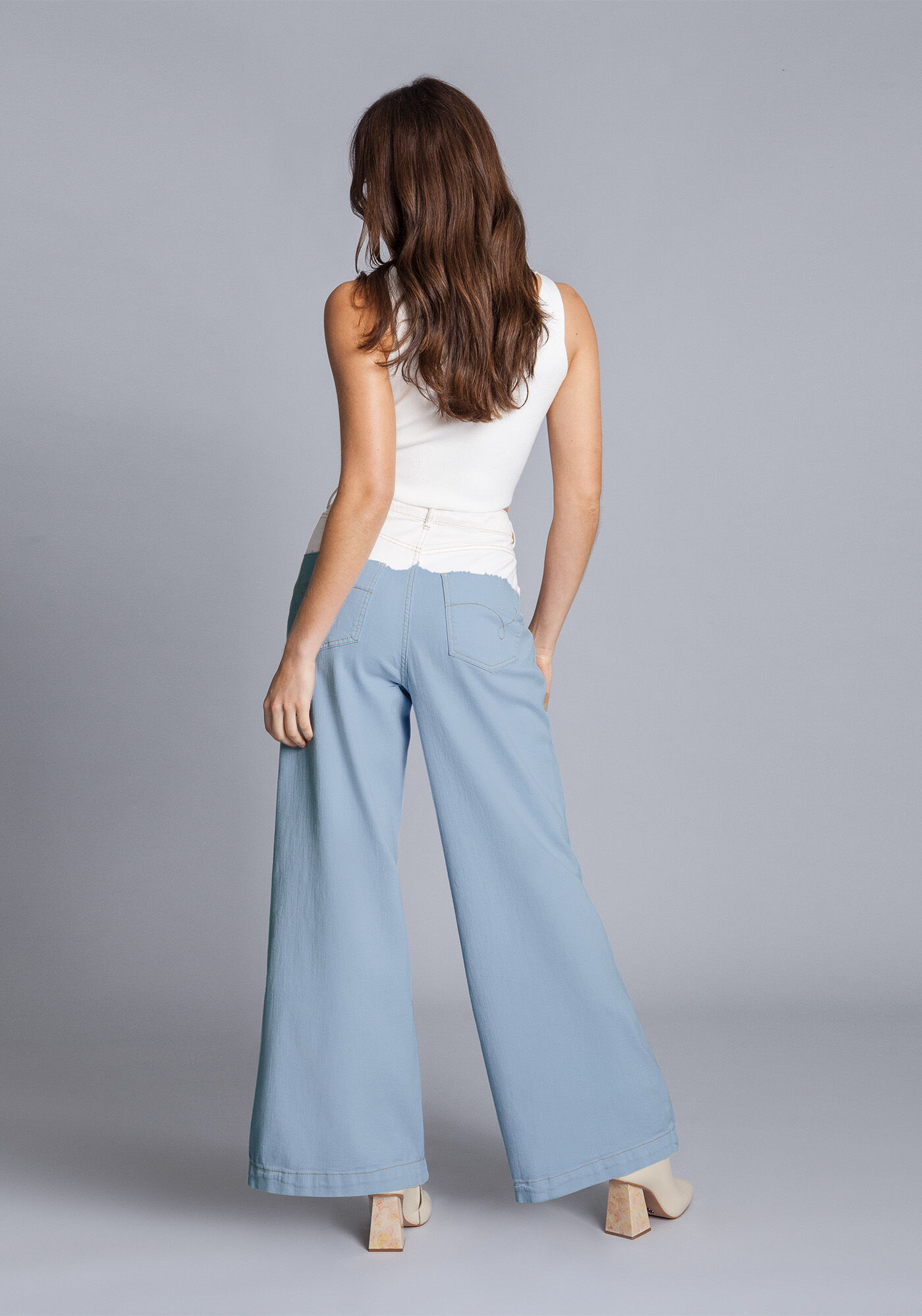 Cal&ccedil;a Wide Leg Tingimento, , large.