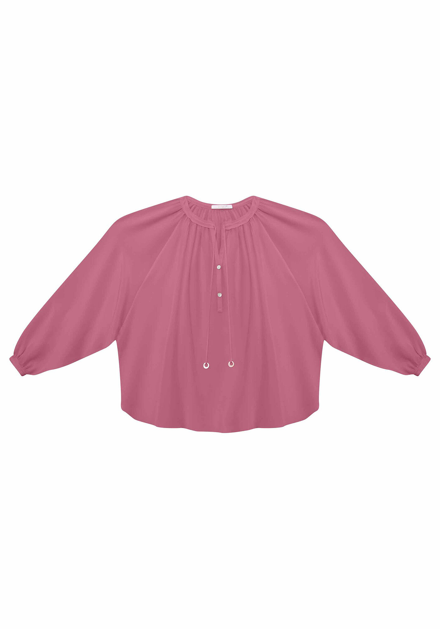 Blusa Manga Longa Seda, , large.