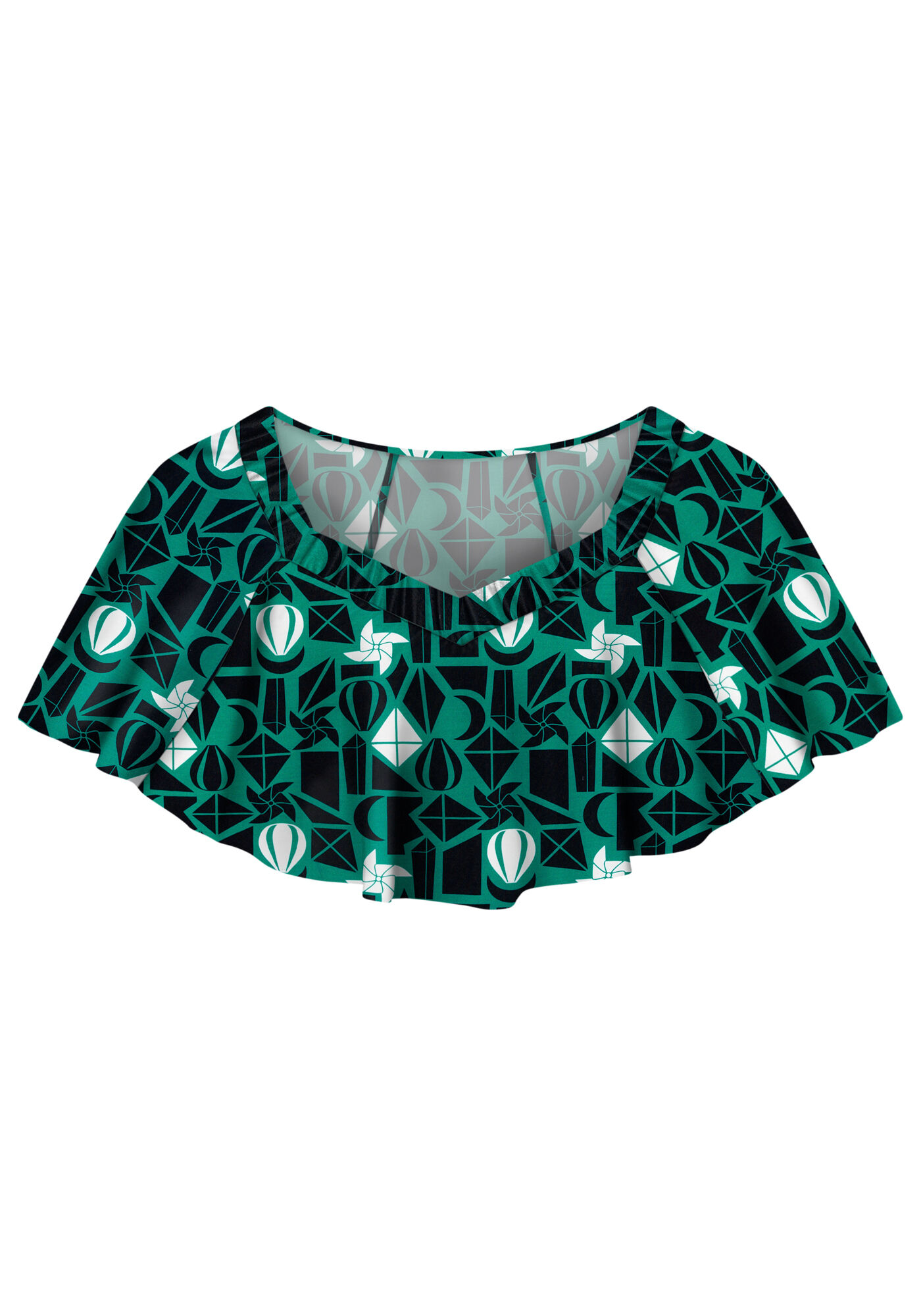Blusa Cropped em Viscose God&ecirc;, , large.