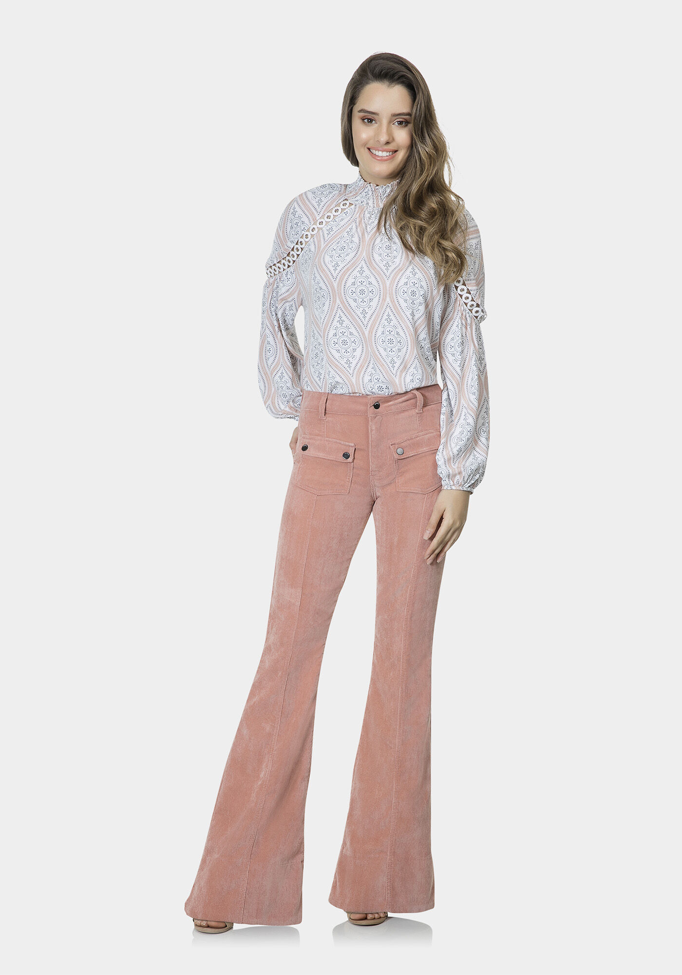 Cal&ccedil;a Flare Malibu Cotel&ecirc;, , large.