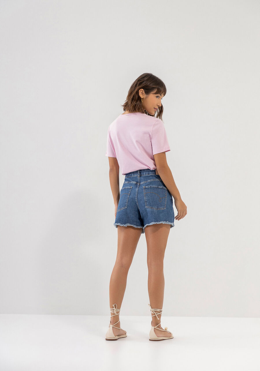 T-shirt em Malha Prime Estampada com Pérolas, . T-shirt em Malha Prime Estampada com Pérolas, , large.