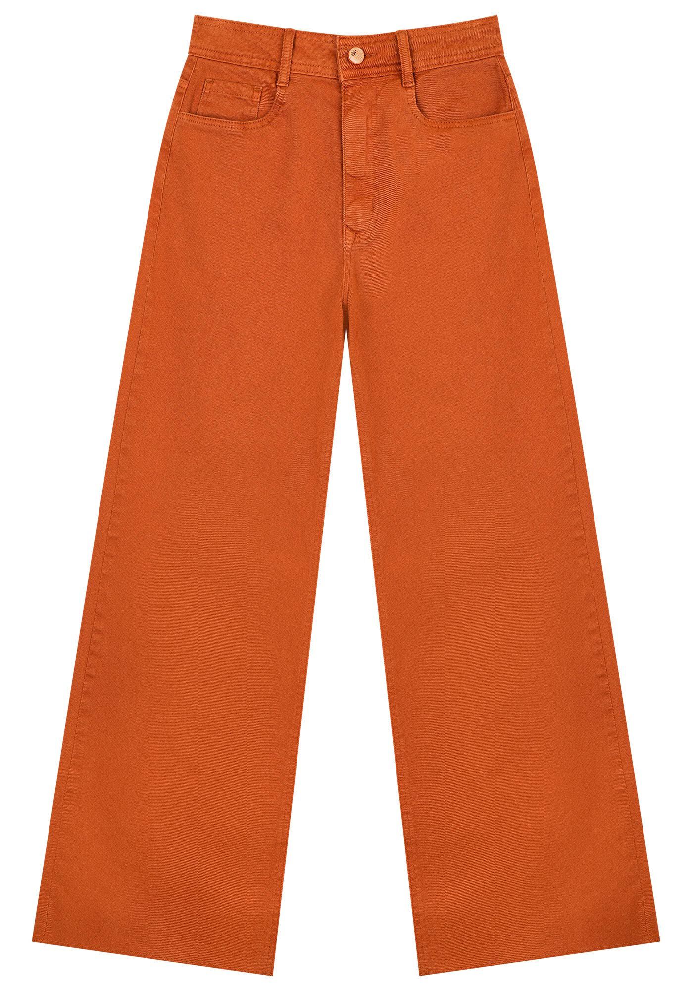 Cal&ccedil;a Sarja Wide Leg Comfort Cropped Super Alta, , large.