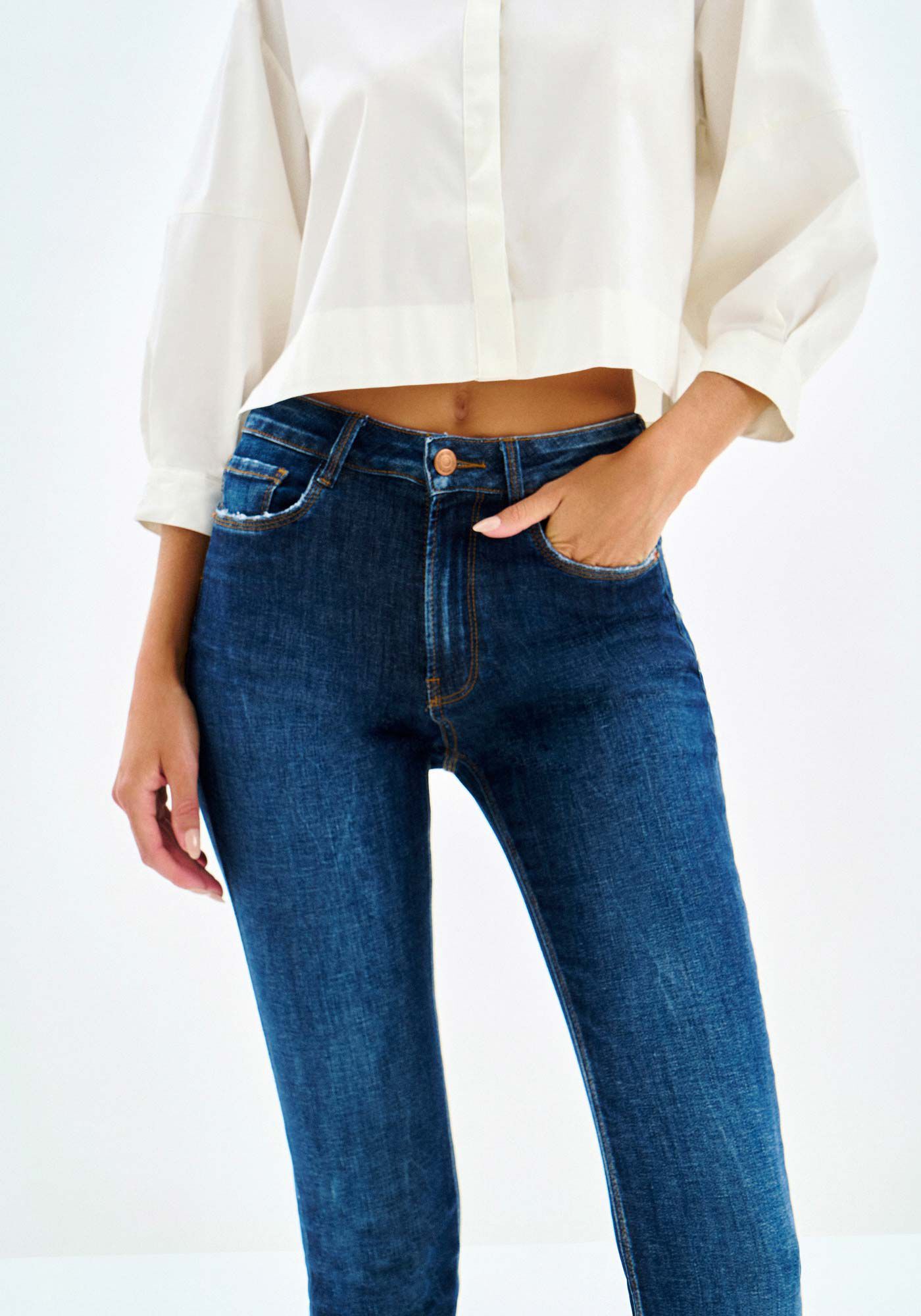 Cal&ccedil;a Jeans Skinny Cropped Every Day, , large.