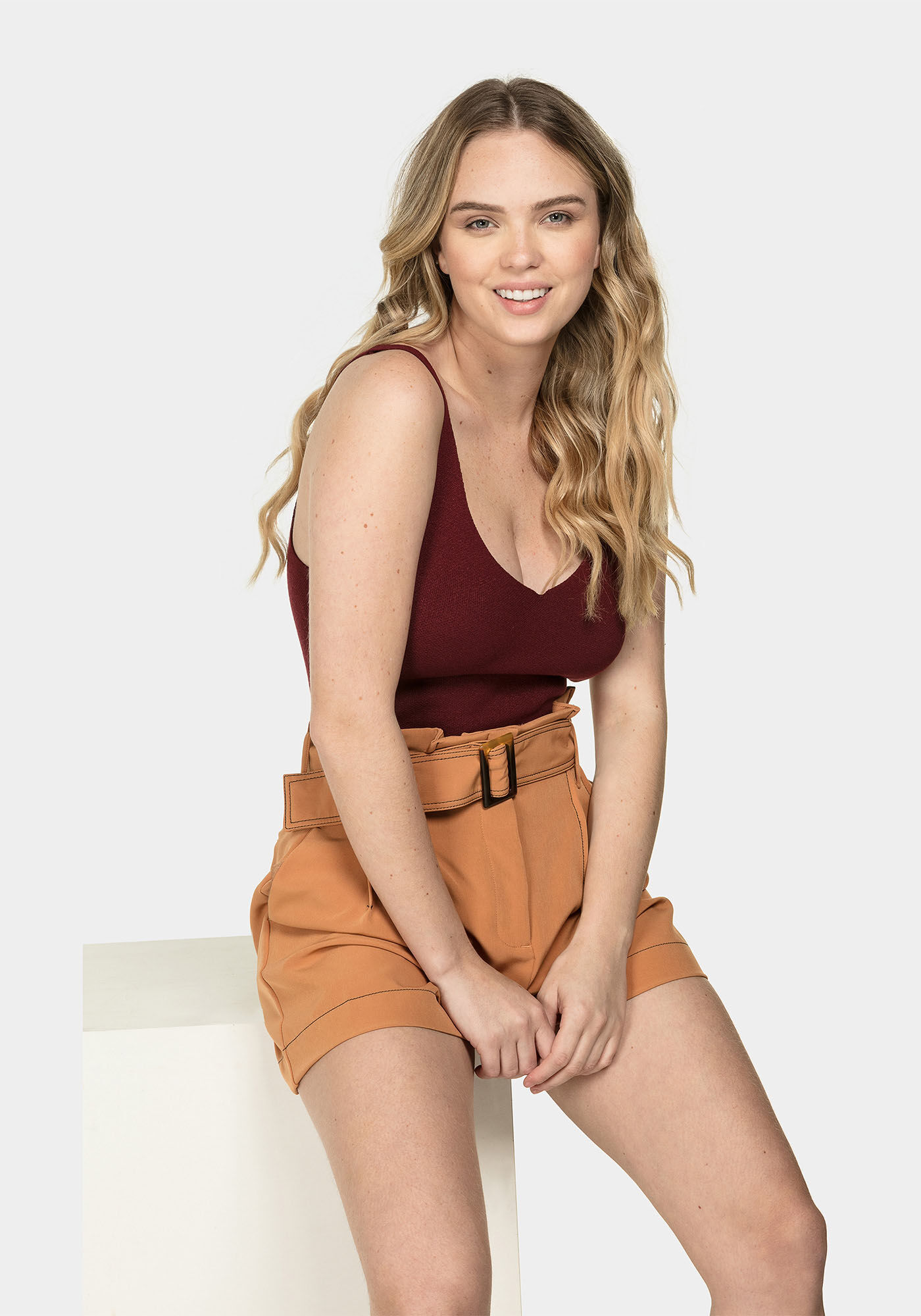 Blusa Decote V Tric&ocirc;, , large.