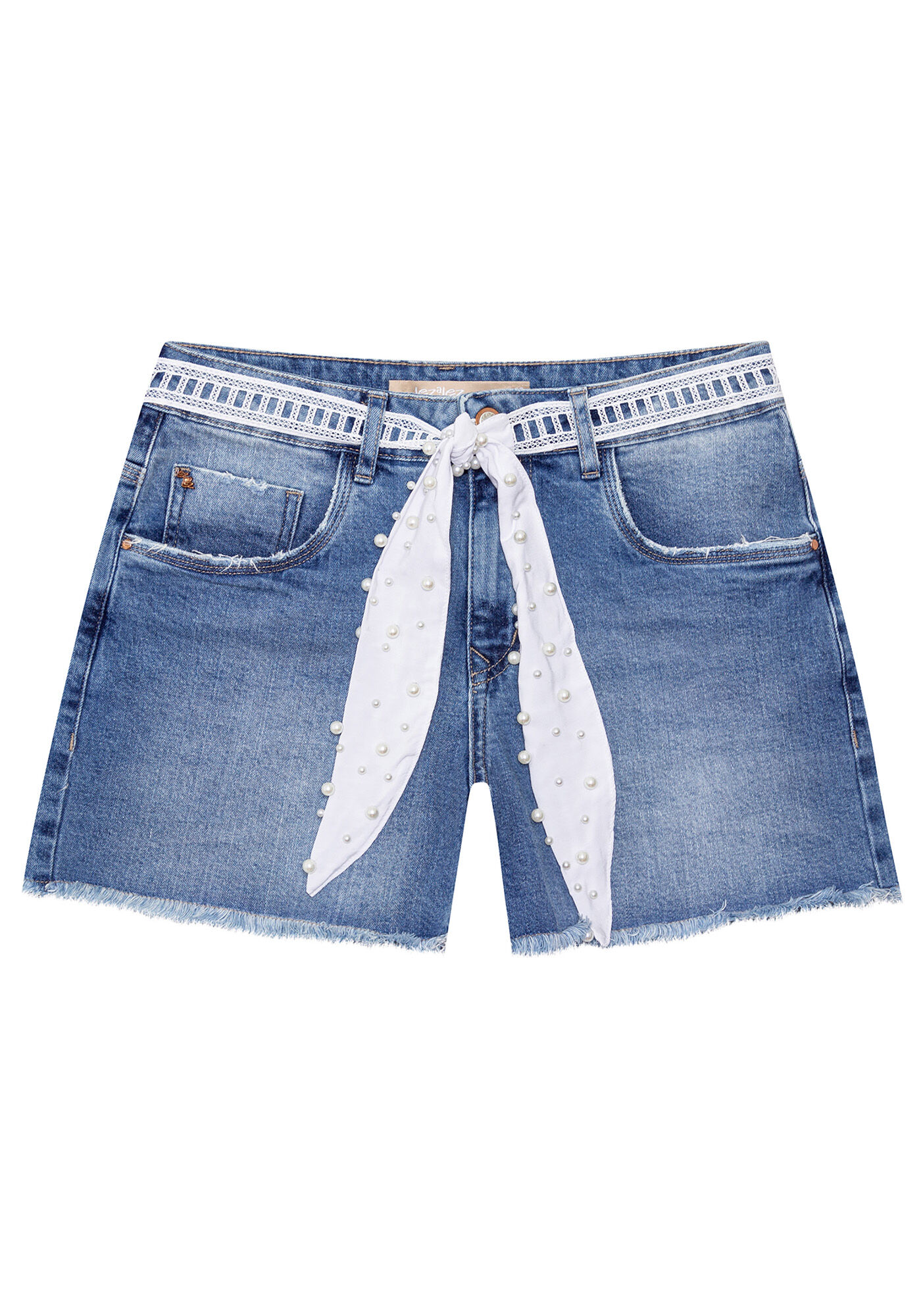 Shorts Jeans com Elastano, , large.
