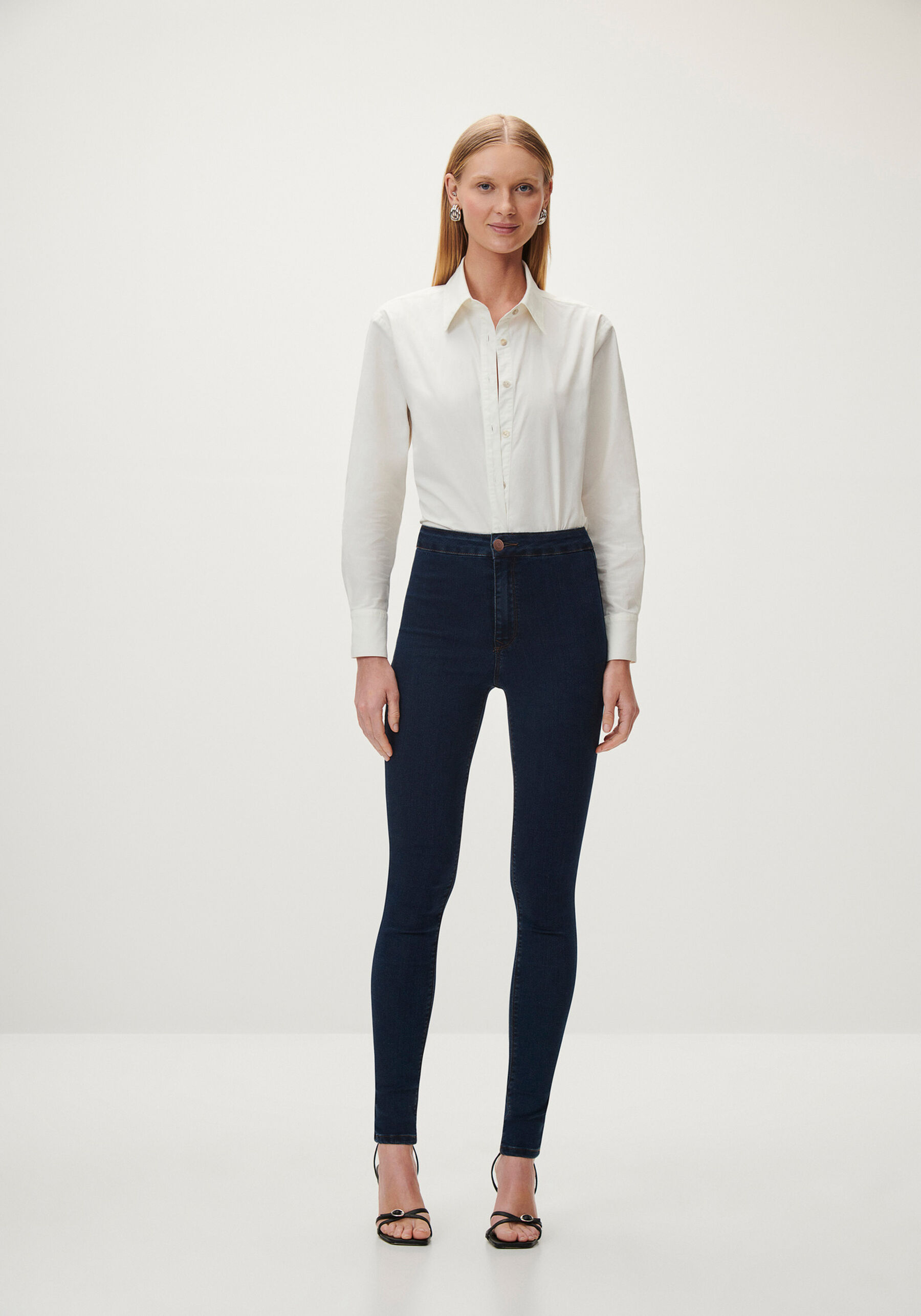 Calça Jeans Jegging Super Alta com Elasticidade, . Calça Jeans Jegging Super Alta com Elasticidade, , large.
