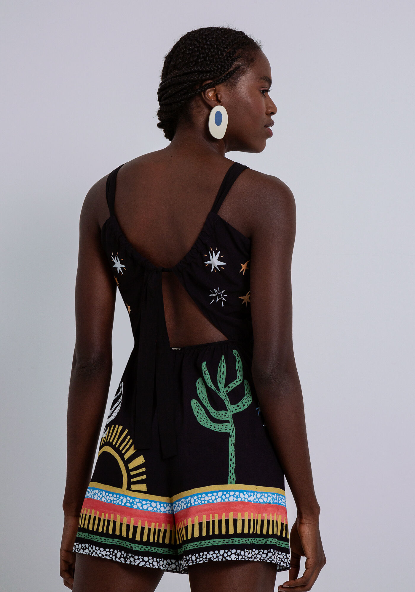 Macac&atilde;o com Al&ccedil;as em Viscose com Abertura Costas, , large.