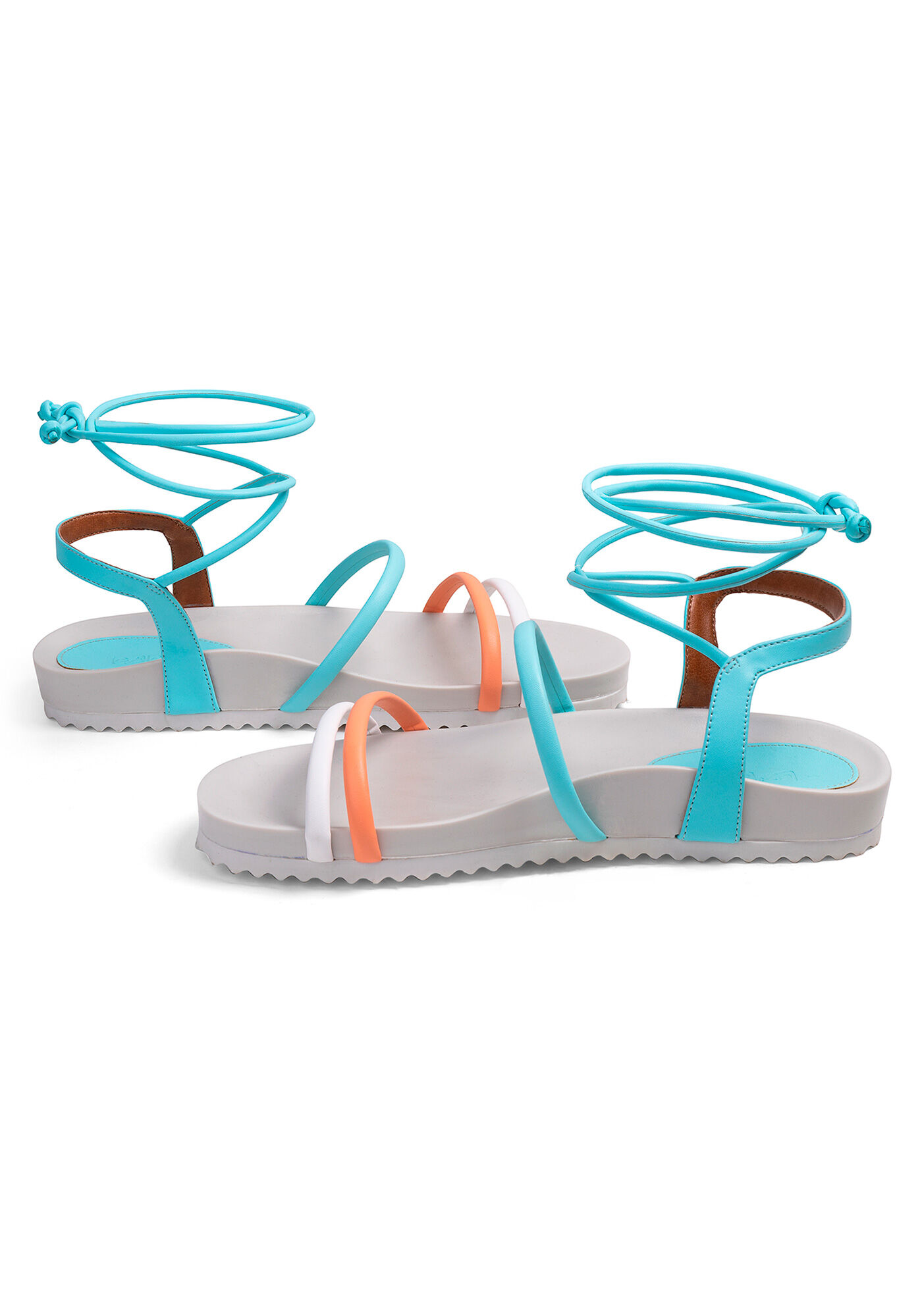 Sand&aacute;lia Papete com Amarra&ccedil;&atilde;o, , large.