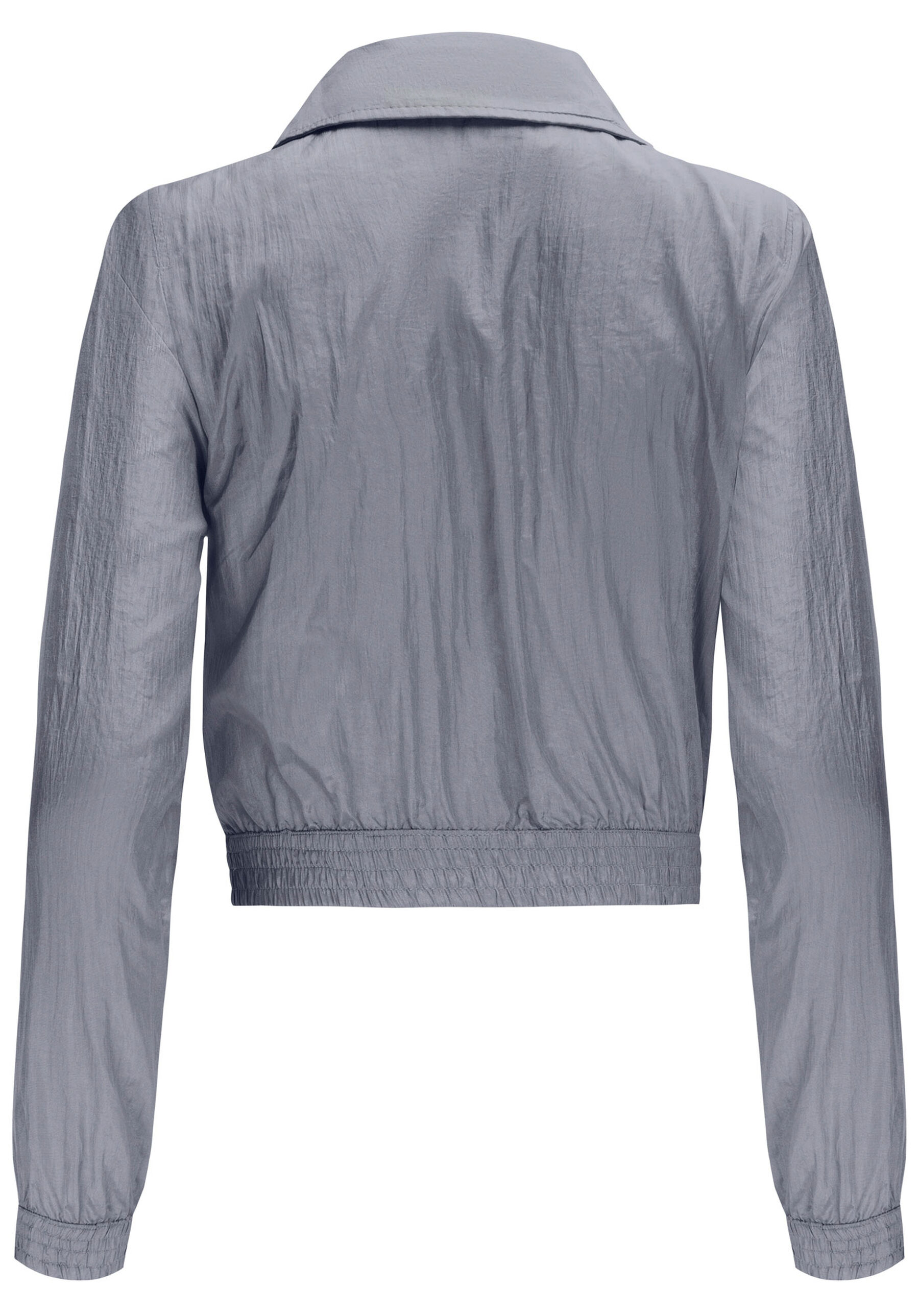Jaqueta Bomber em Nylon com Brilho, . Jaqueta Bomber em Nylon com Brilho, , large.