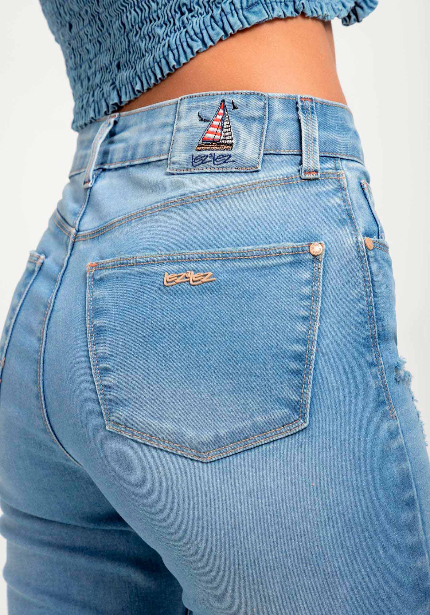 Cal&ccedil;a Jeans Skinny Cropped Super Alta Every Day, JEANS, large.