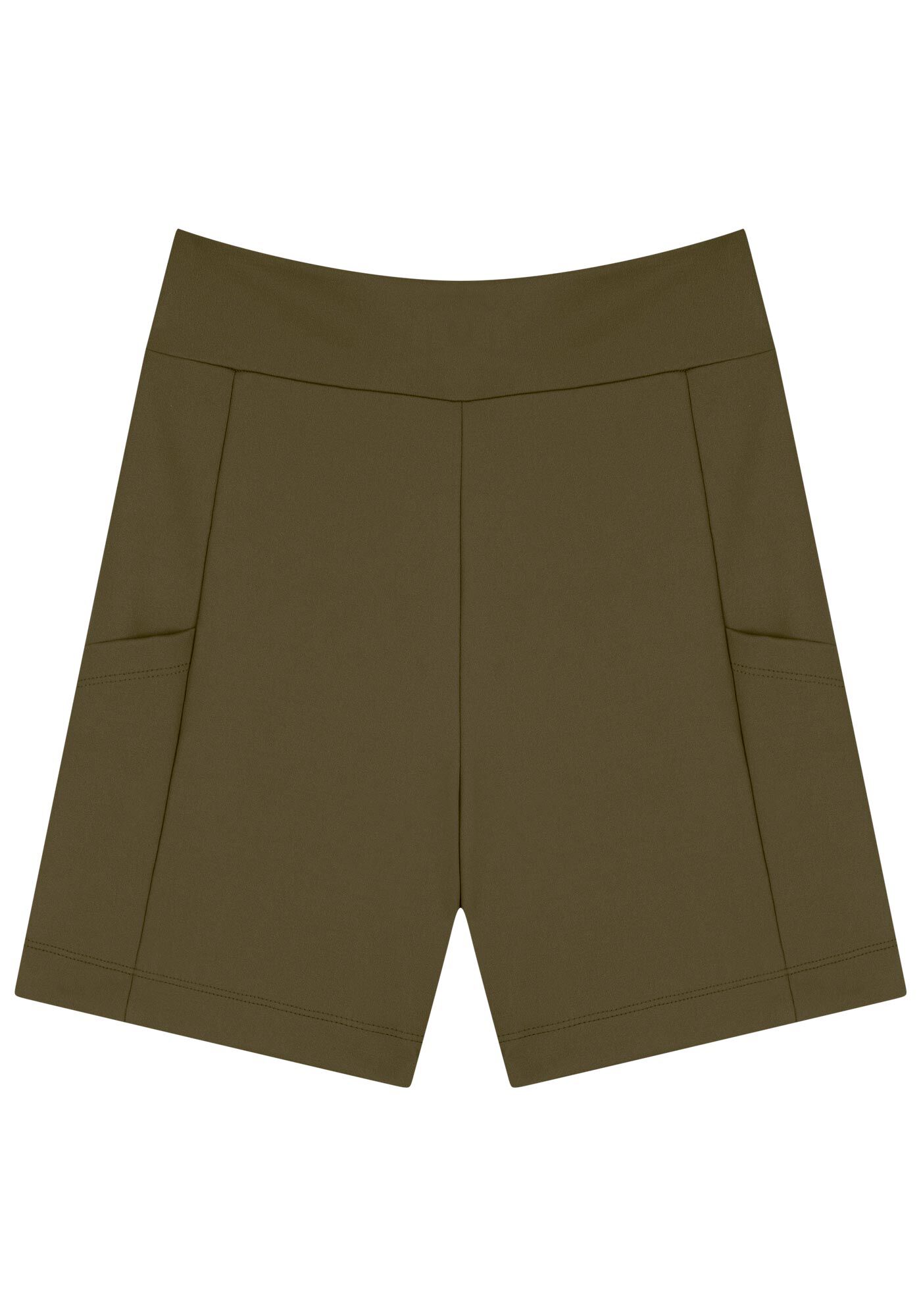 Bermuda Justa Com Cintura Alta E Tecnologia Dry Move, , large.