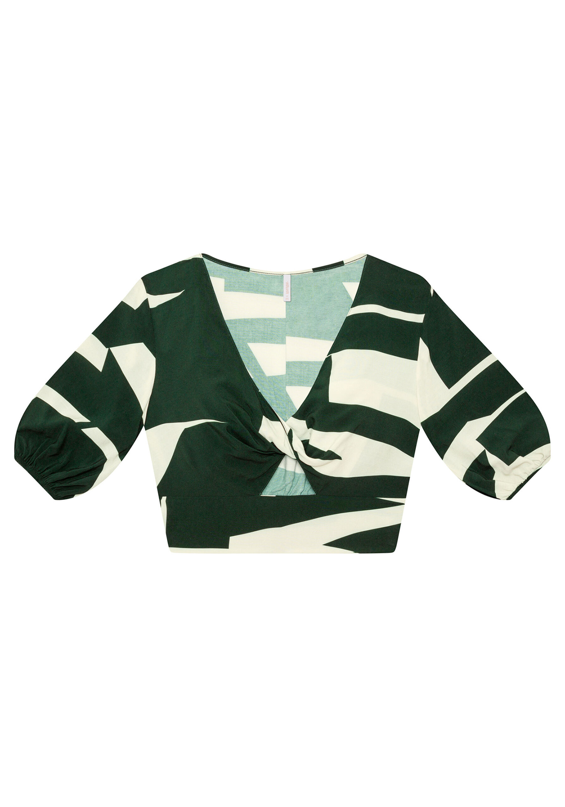 Blusa Cropped Recorte Busto Estampa, . Blusa Cropped Recorte Busto Estampa, , large.