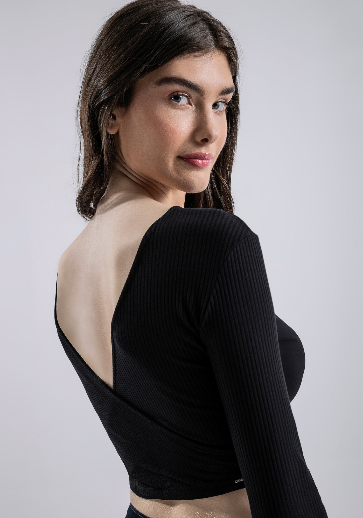 Cal&ccedil;a Jeans Aruba Super Alta com Elastic Denim, JEANS, large.