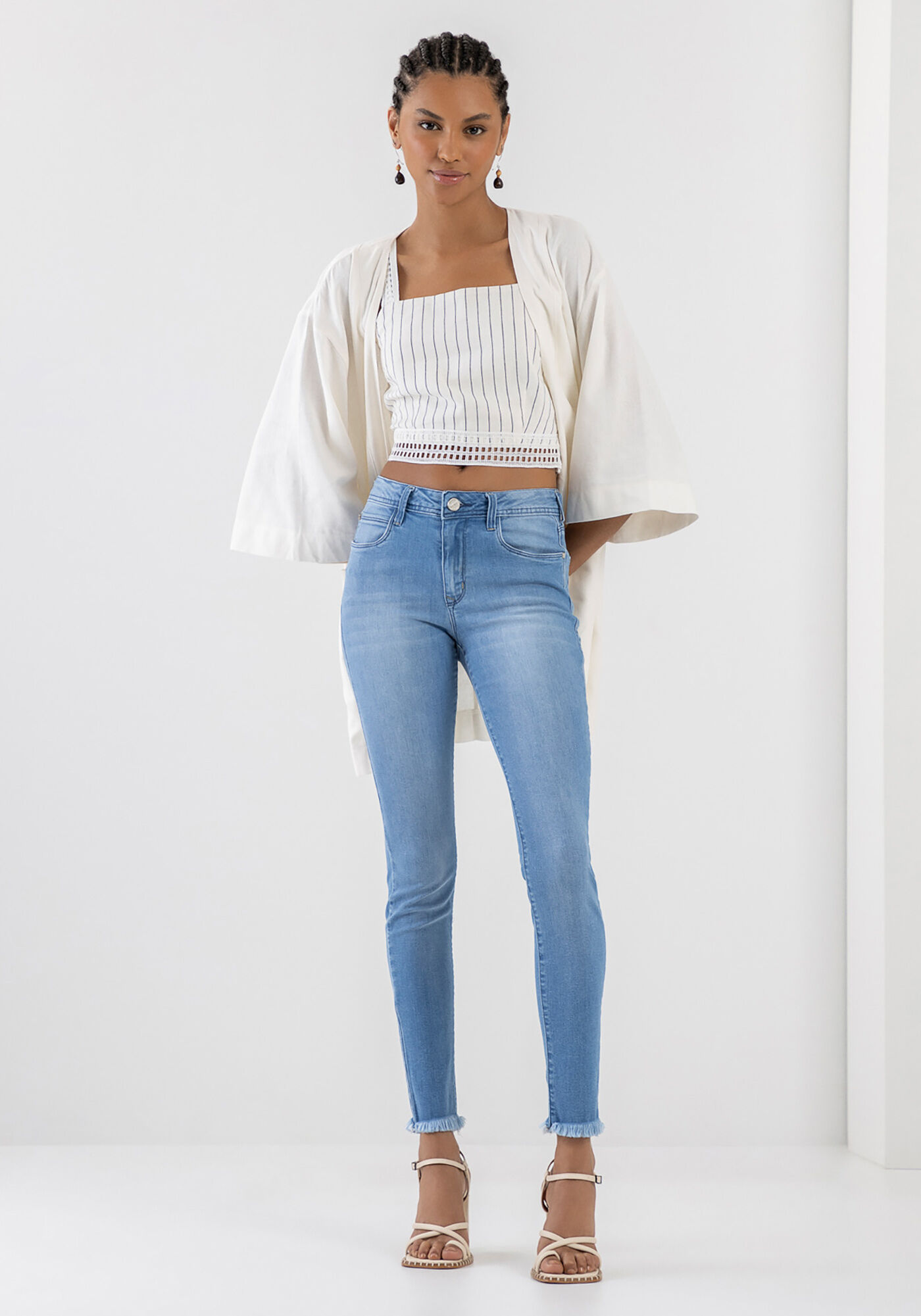 Pantalon sale skinny cropped