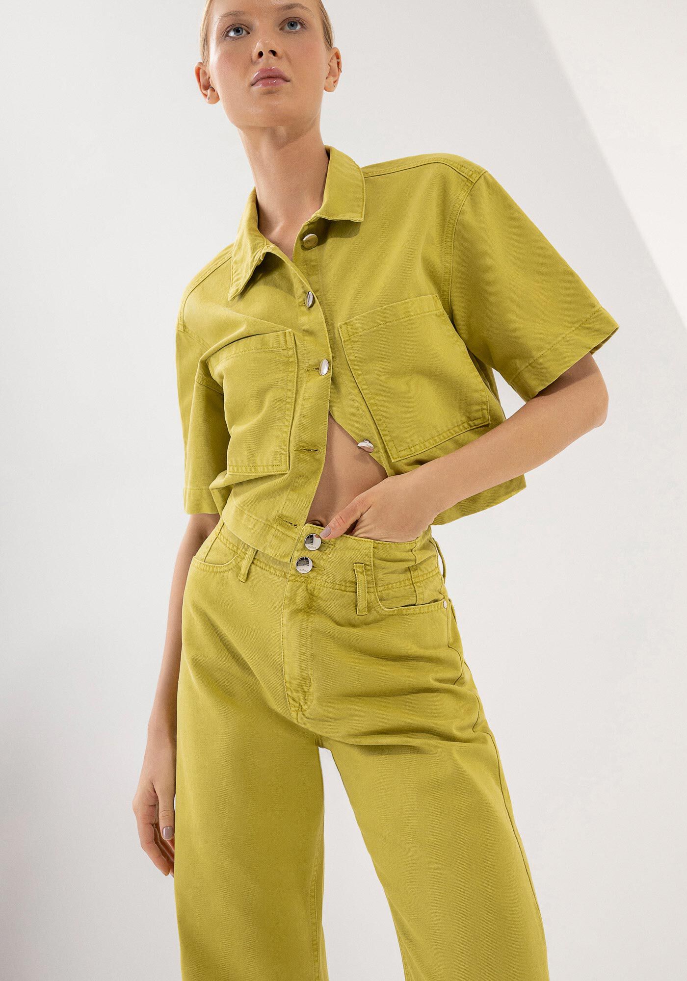 Cal&ccedil;a Sarja Wide Leg Super Alta, , large.