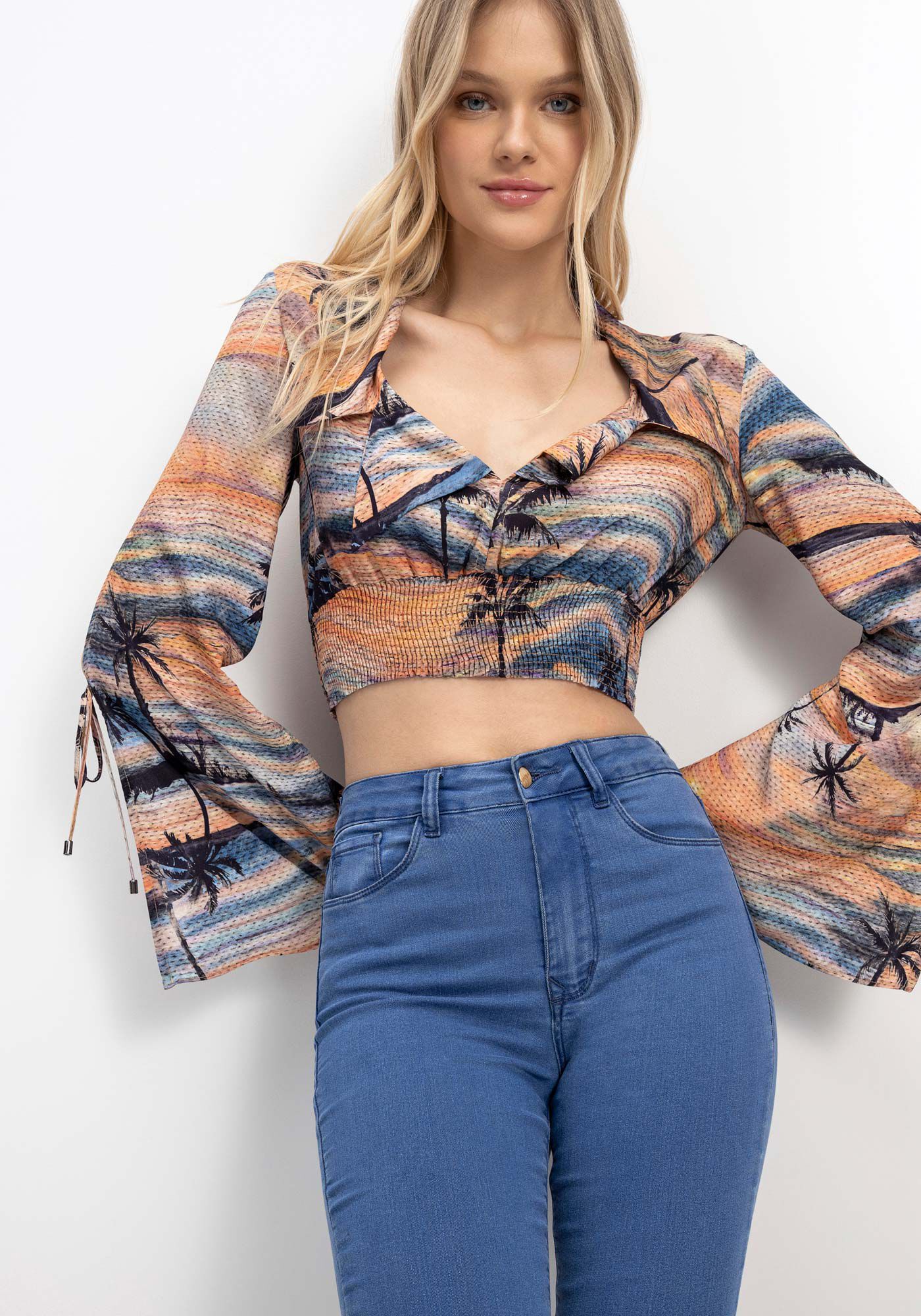 Cal&ccedil;a Jeans Skinny Sustent&aacute;vel Super Alta, , large.