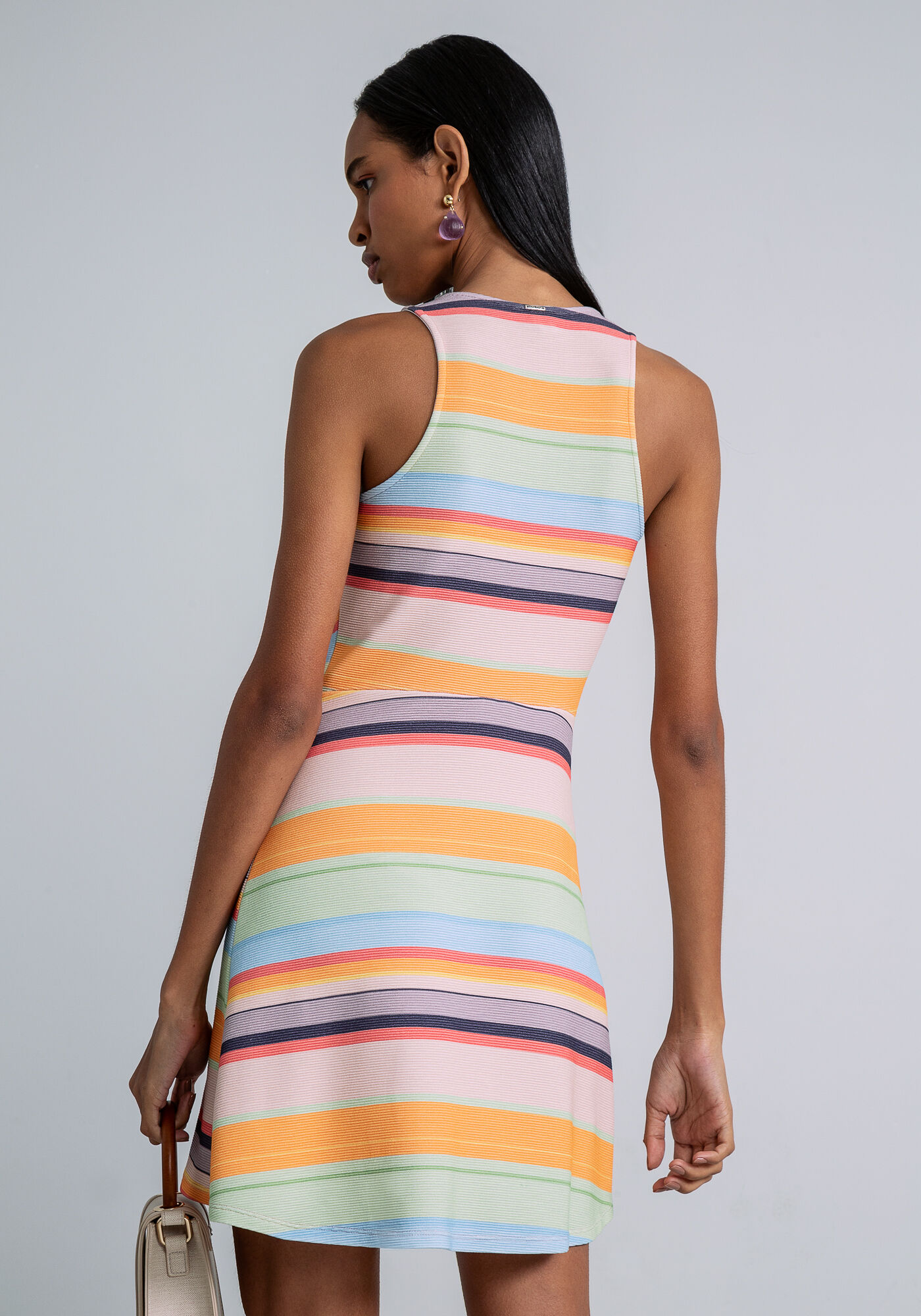 Vestido Curto Evas&ecirc; Estampado, ASTRAL, large.