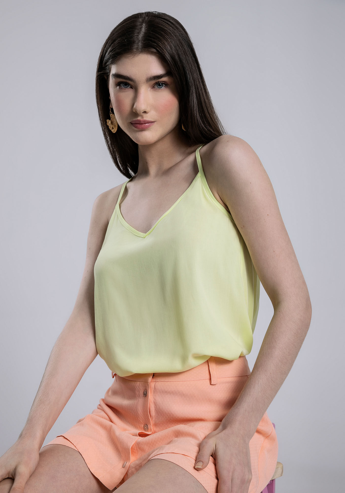 Blusa Rayon Bali Costas Nadador Cores, , large.